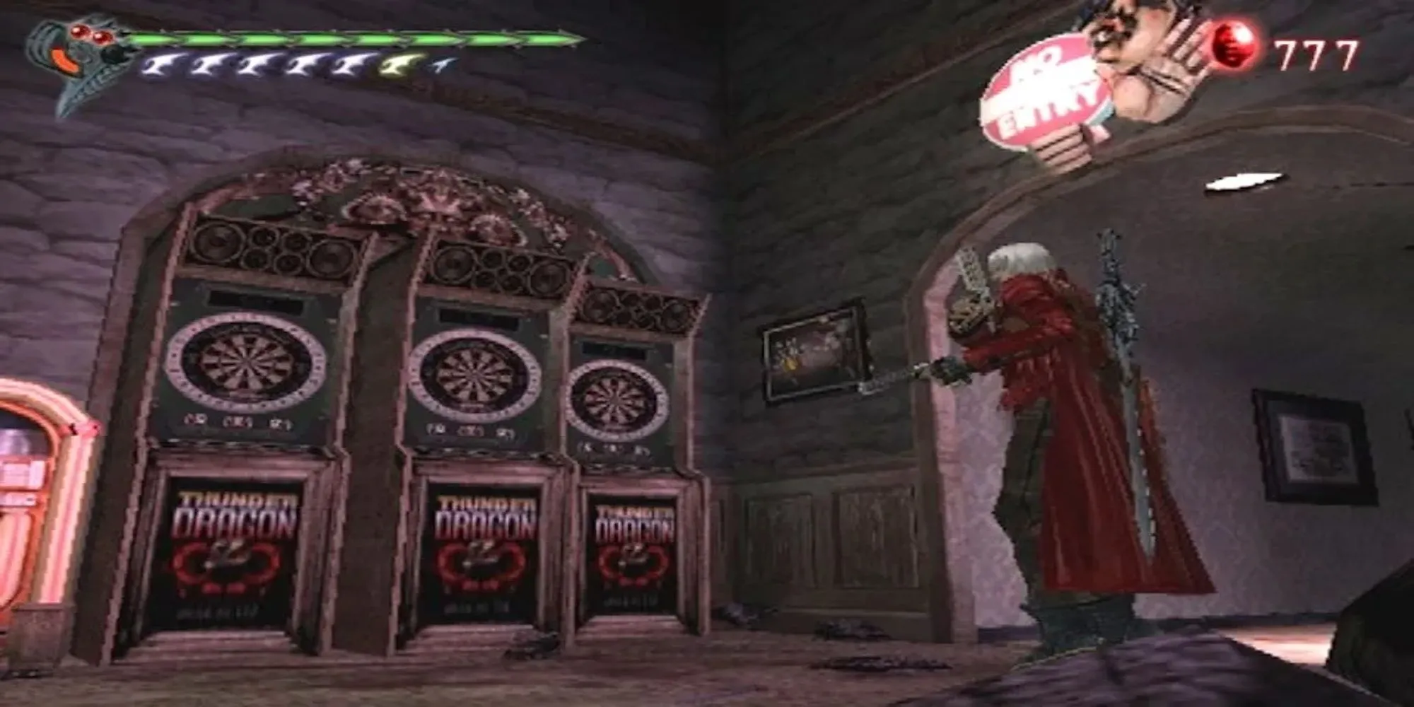 Dante trong Devil May Cry 3 thể hiện phong cách chiến đấu đỉnh cao