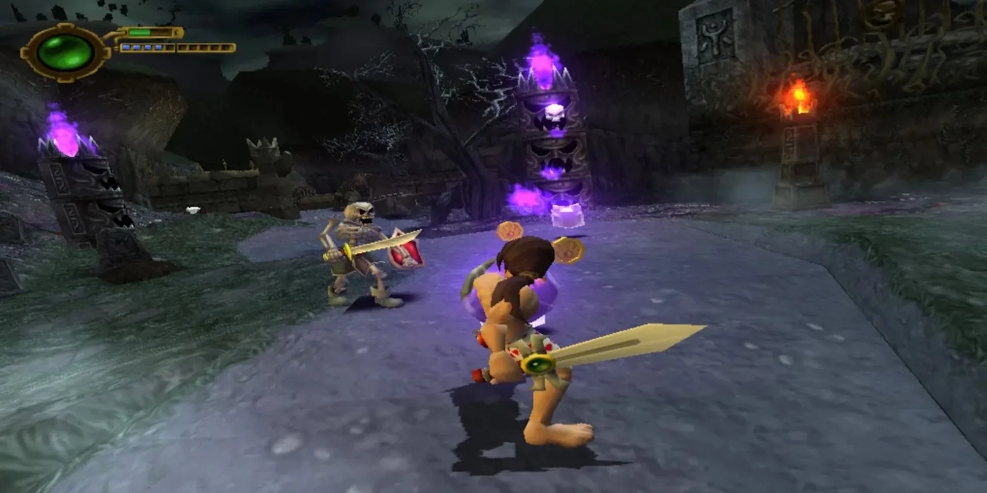 Hiệp sĩ Maximo trong bộ giáp dũng mãnh trong game Maximo Ghosts to Glory