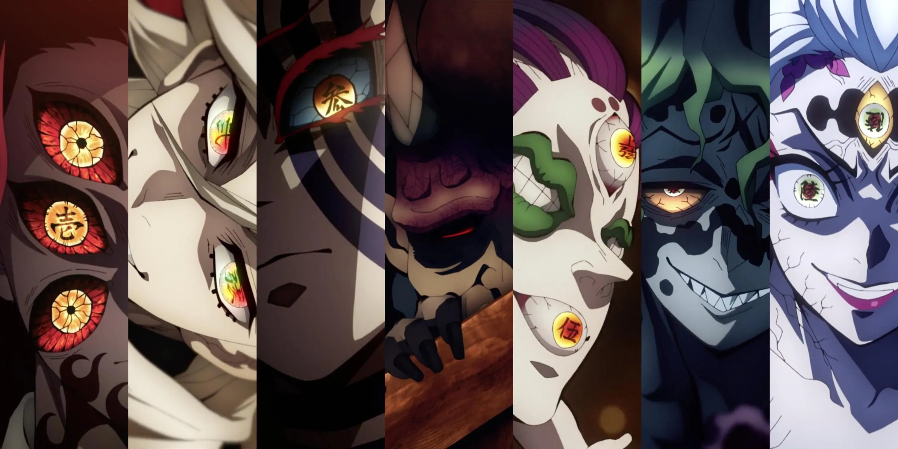 Các Thượng Huyền Quỷ thuộc Thập Nhị Nguyệt Quỷ của Muzan Kibutsuji trong Demon Slayer