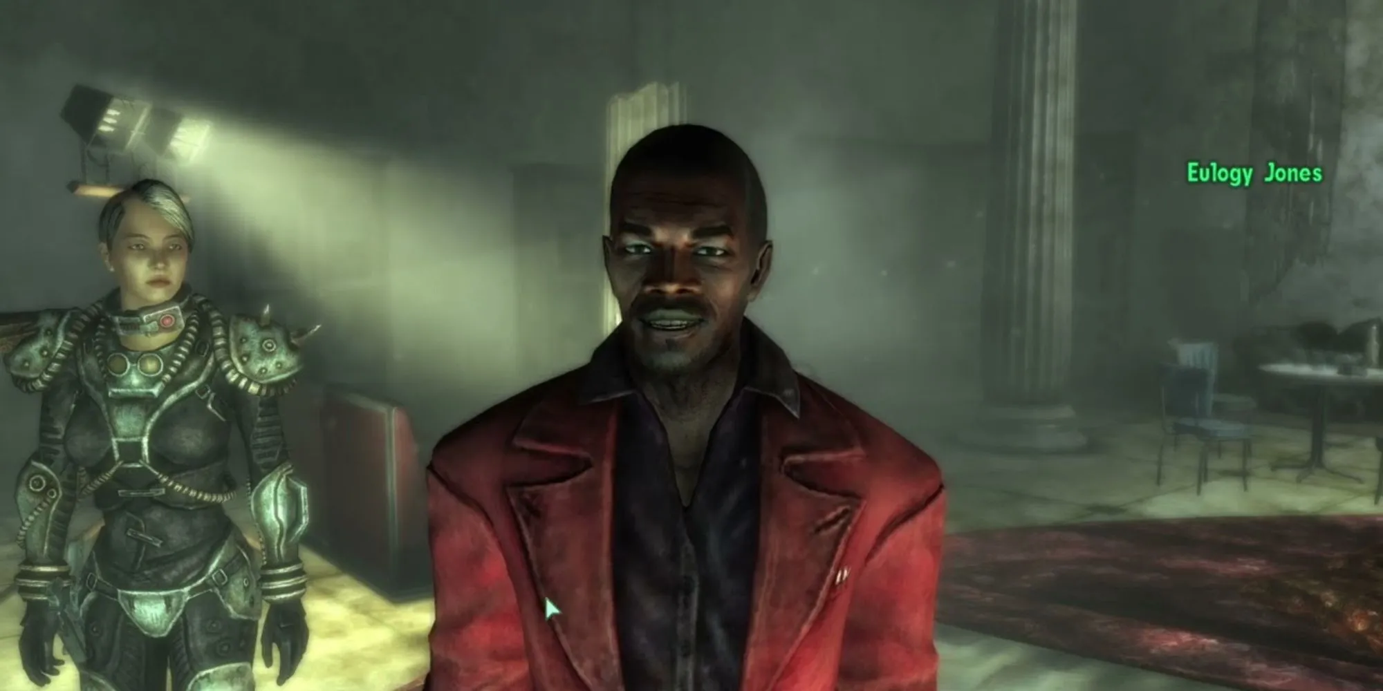 Chân dung Eulogy Jones, thủ lĩnh khu ổ chuột Paradise Falls và nhân vật đáng ghét trong game Fallout 3.