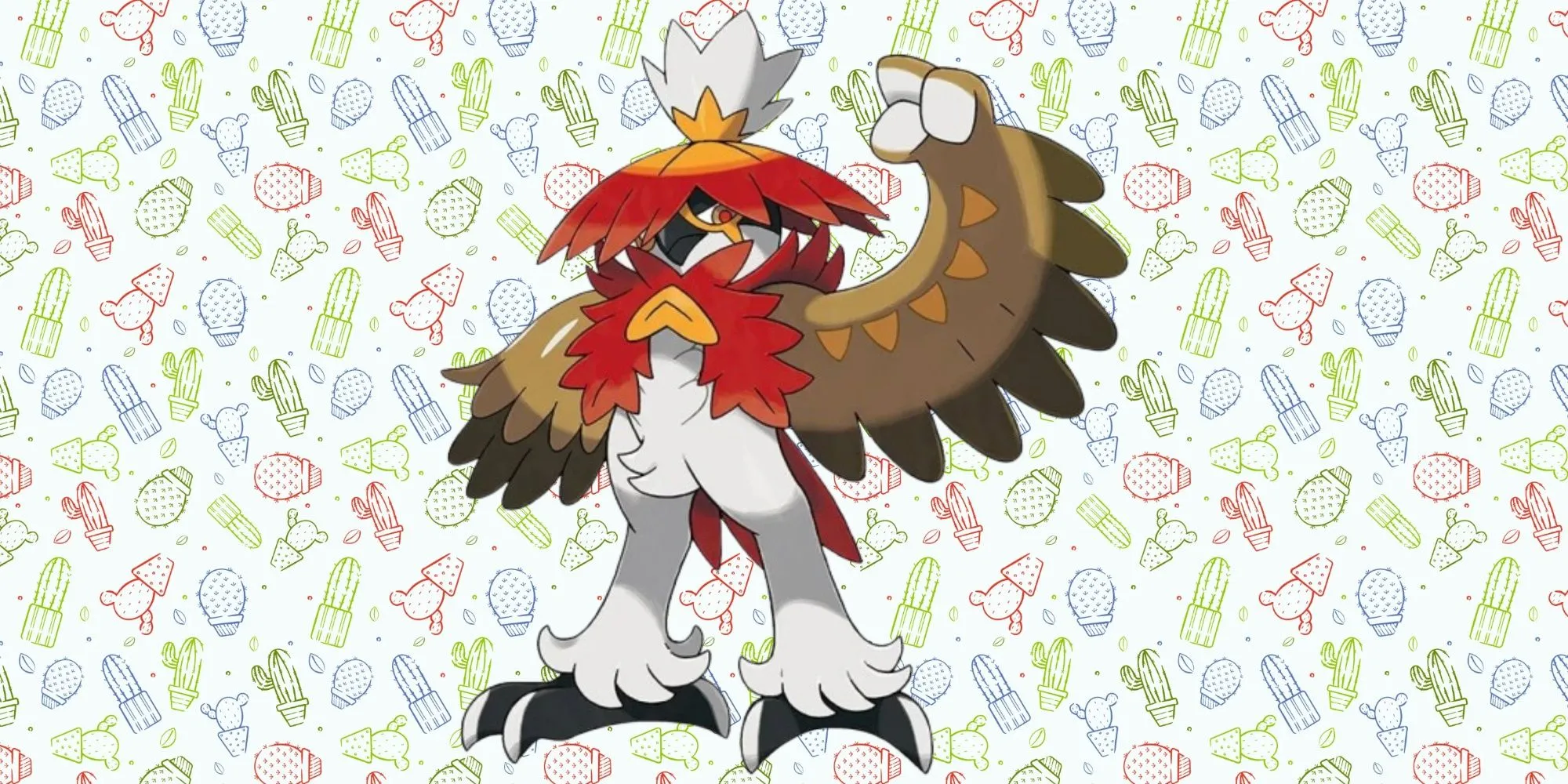 Decidueye Dạng Hisui với bộ lông màu nâu đỏ