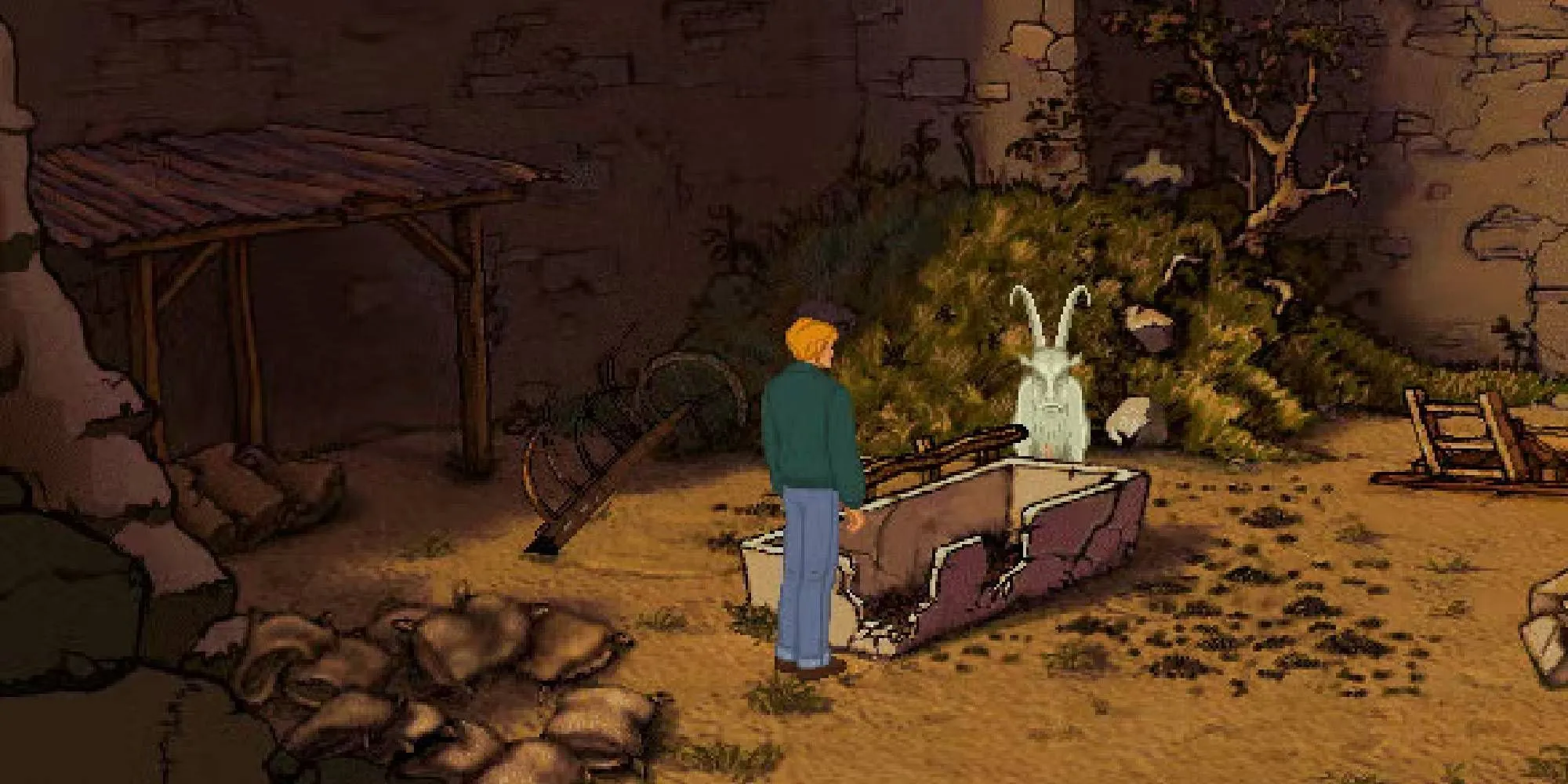 Giải câu đố con dê trong game Broken Sword Shadow of the Templars