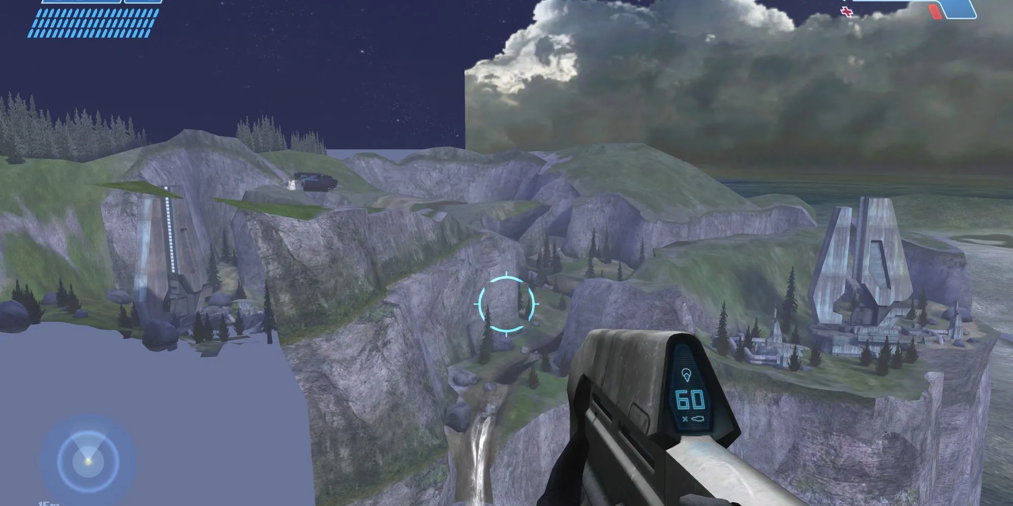 Halo Master Chief Collection Seeing Through The Map While Acrophobia Flying