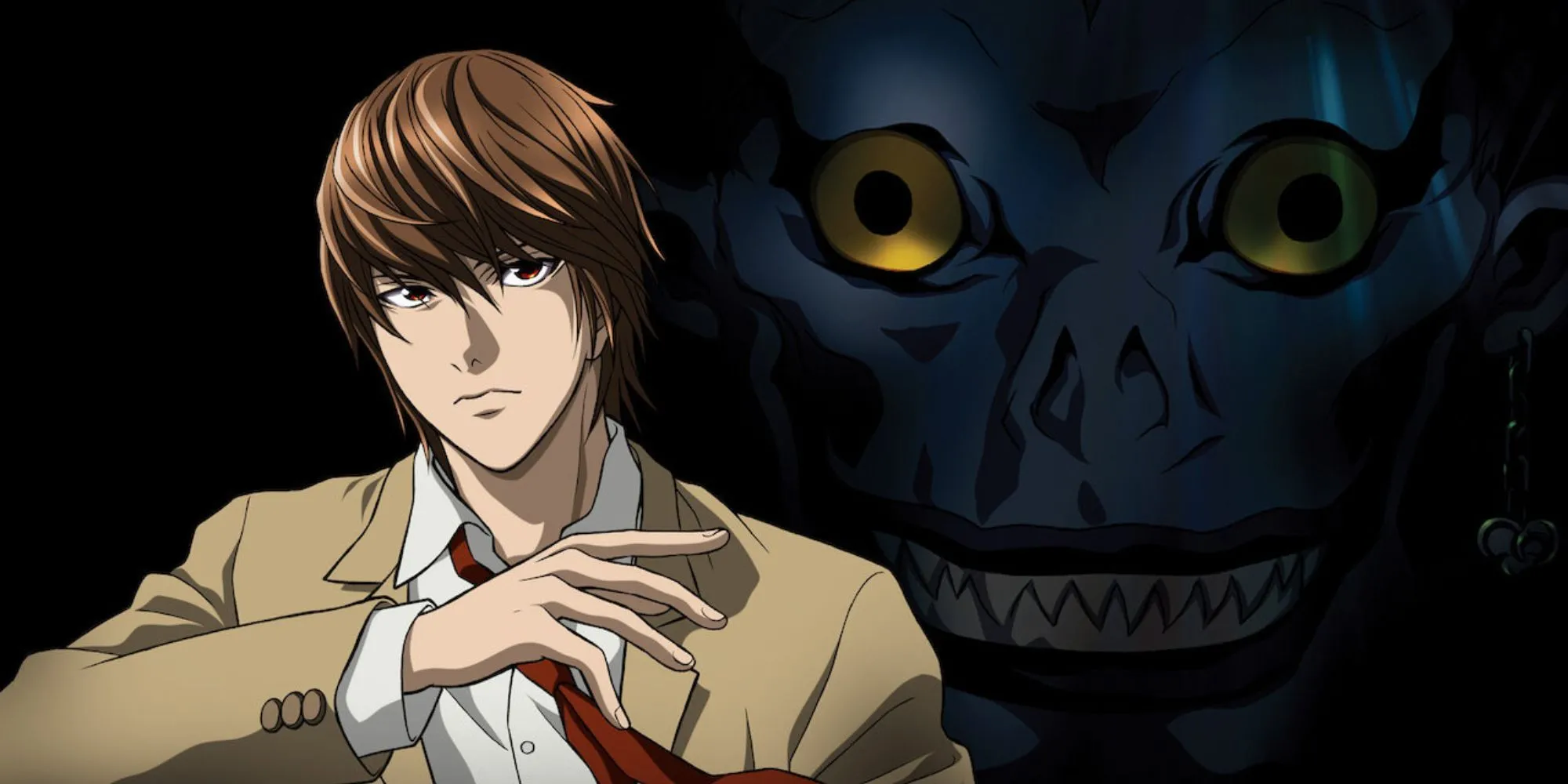 Hình ảnh Light Yagami và L trong anime Death Note