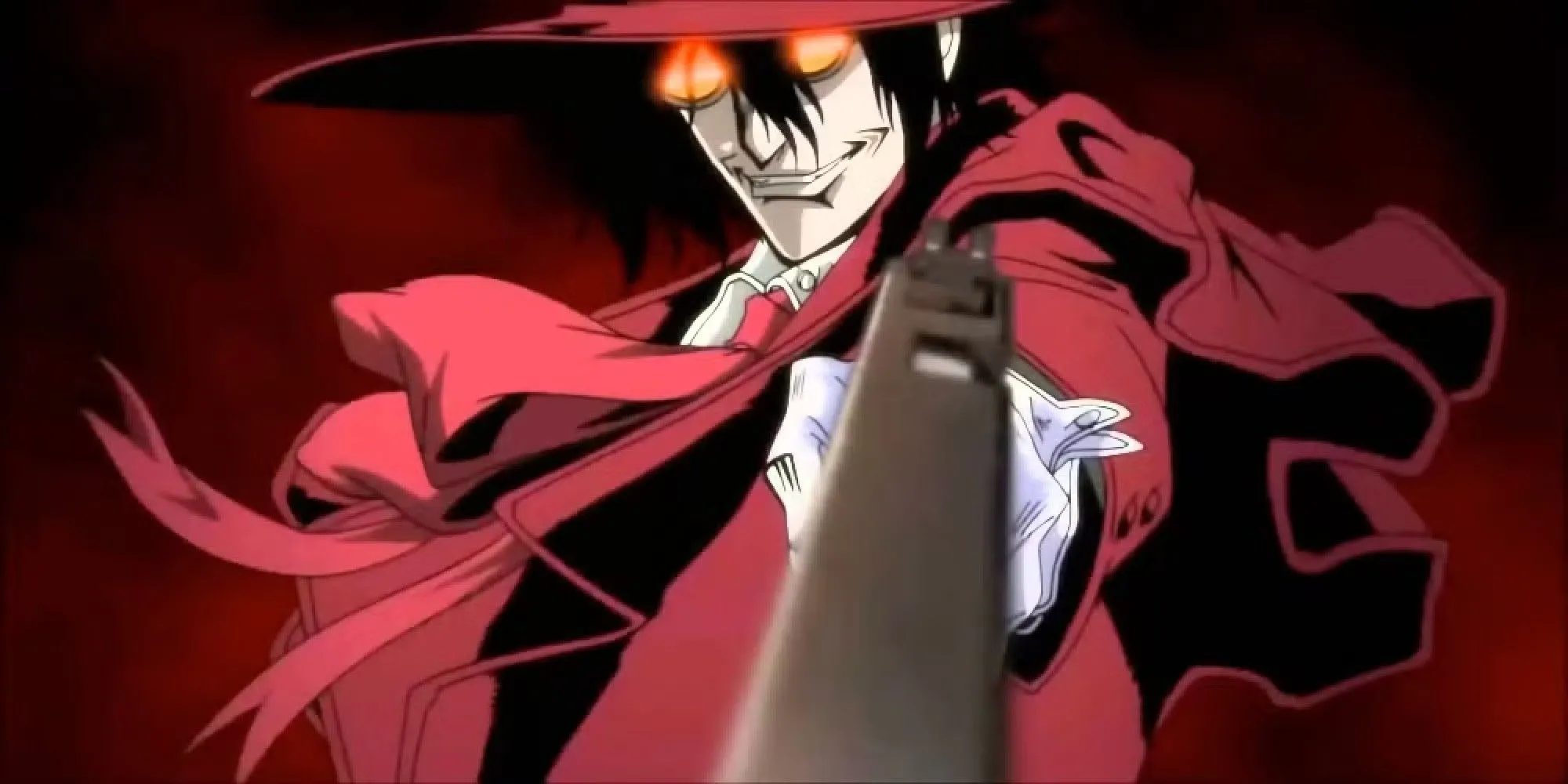 Ma cà rồng Alucard trong anime Hellsing Ultimate