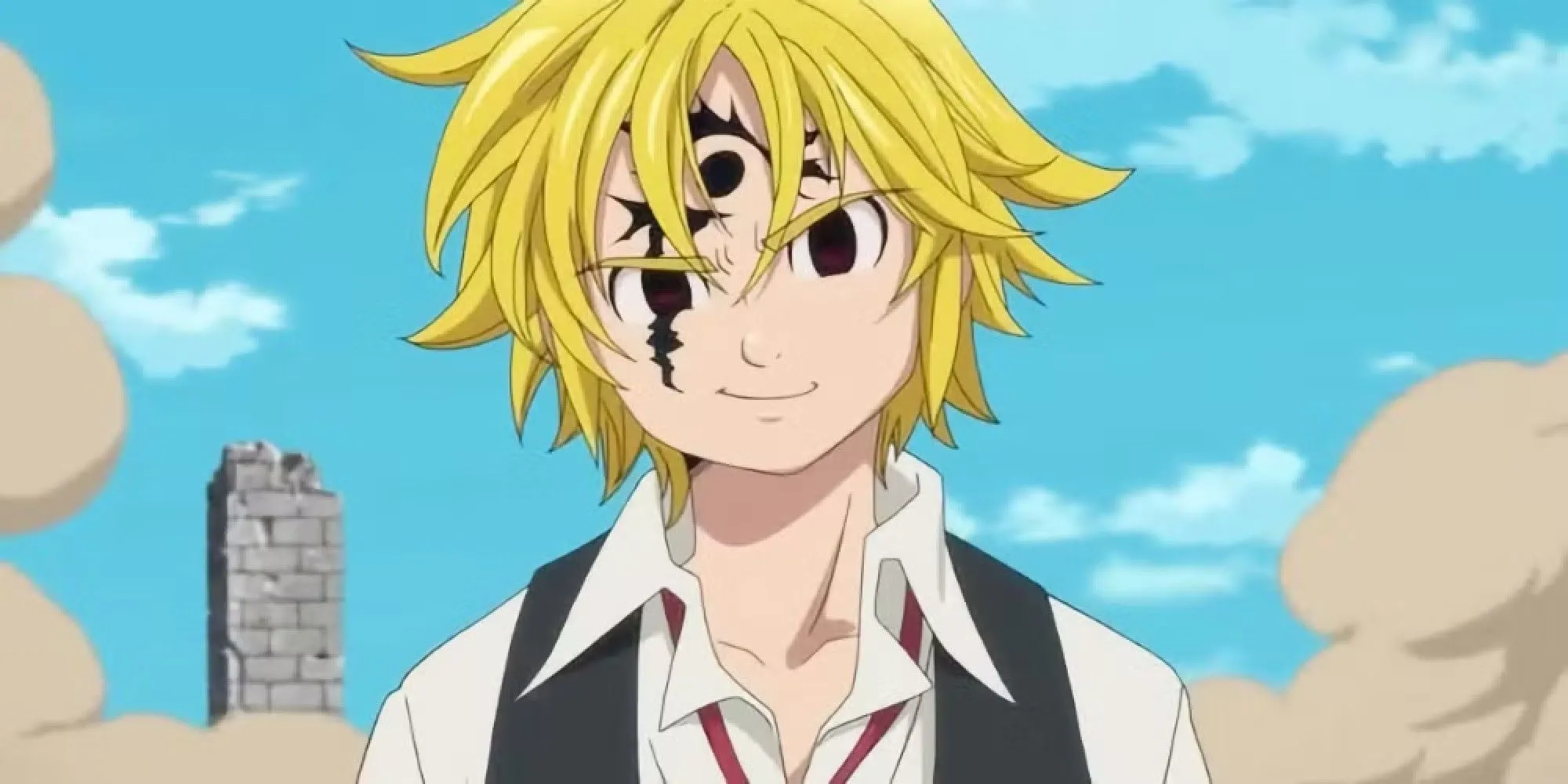 Meliodas trong dạng Quỷ Vương từ Seven Deadly Sins