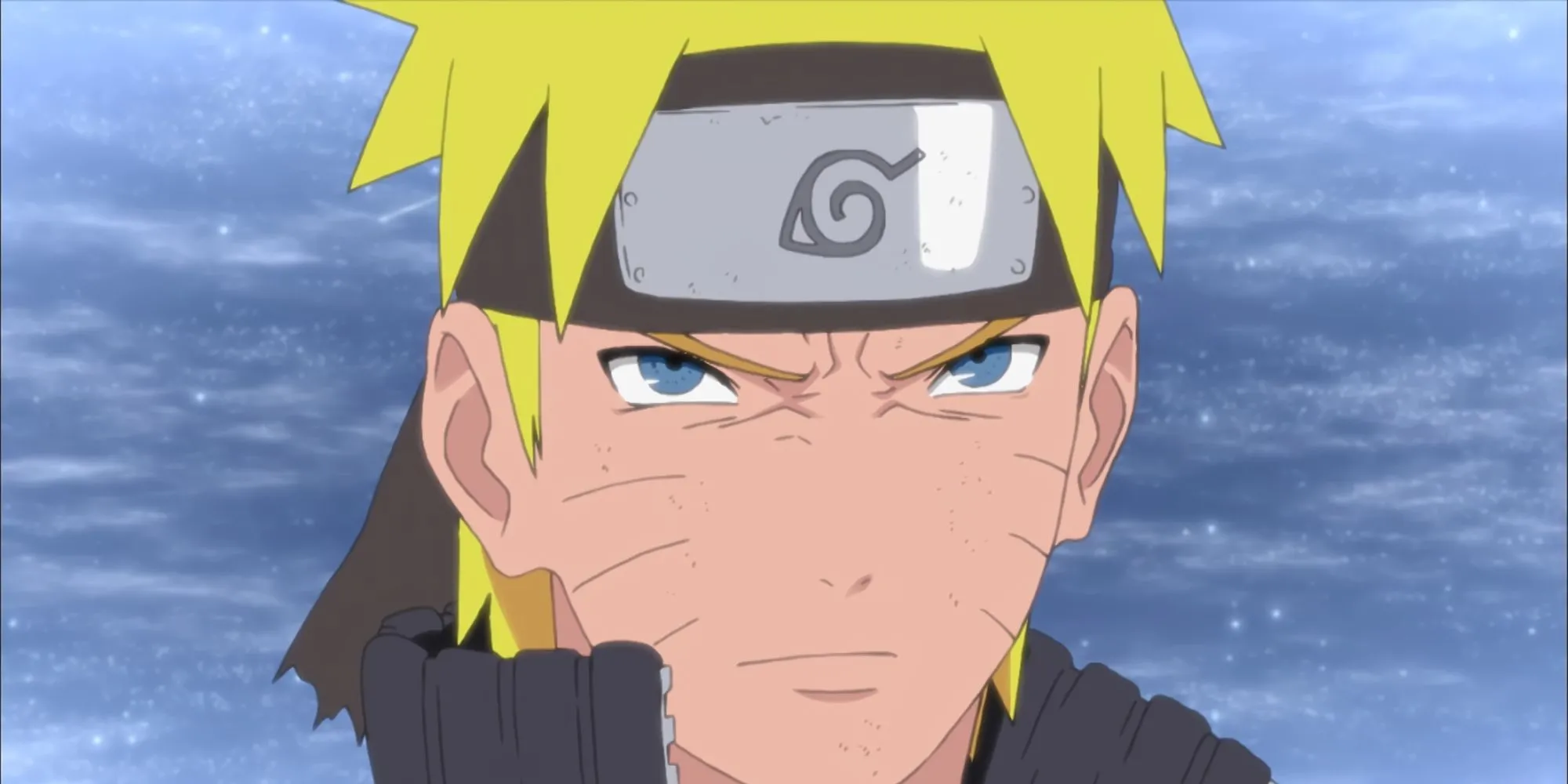 Naruto Uzumaki trong một khoảnh khắc nghiêm túc