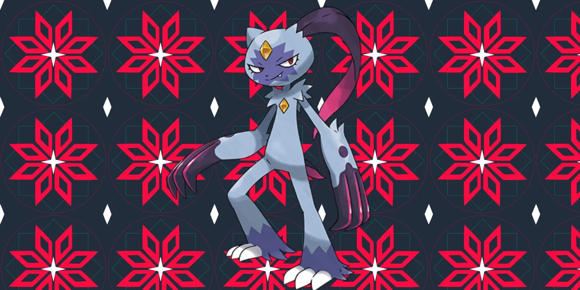 Pokémon Sneasler Dạng Hisui đứng bằng hai chân sau