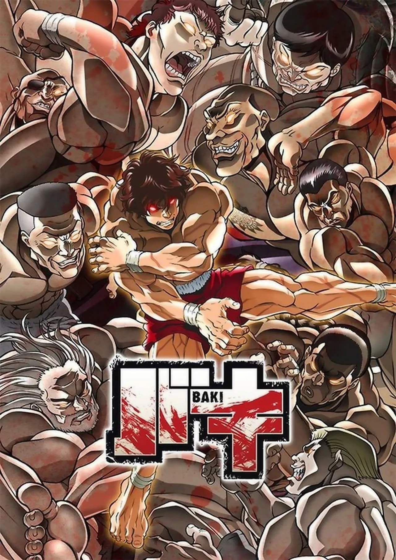 Poster anime Baki, loạt phim đối kháng với những trận đấu vô cùng mãnh liệt