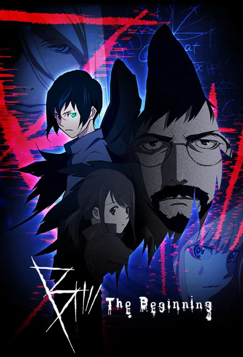 Poster chính thức của anime B: The Beginning, pha trộn trinh thám, sci-fi và siêu nhiên