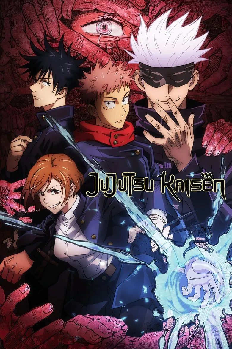 Poster chính thức của anime Jujutsu Kaisen
