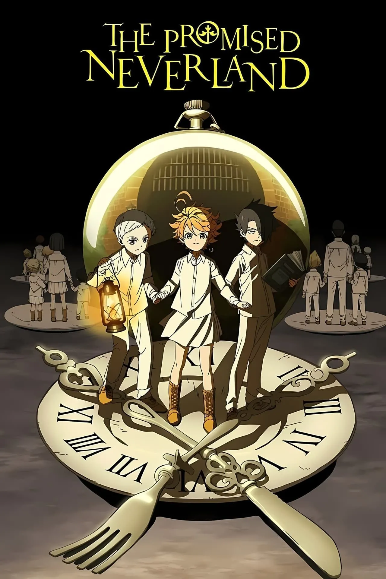 Poster chính thức của anime The Promised Neverland