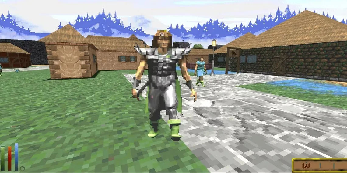 Screenshot game The Elder Scrolls II Daggerfall