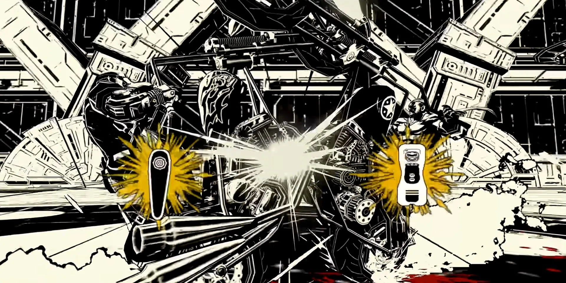Va chạm xe máy với Kojack trong MadWorld