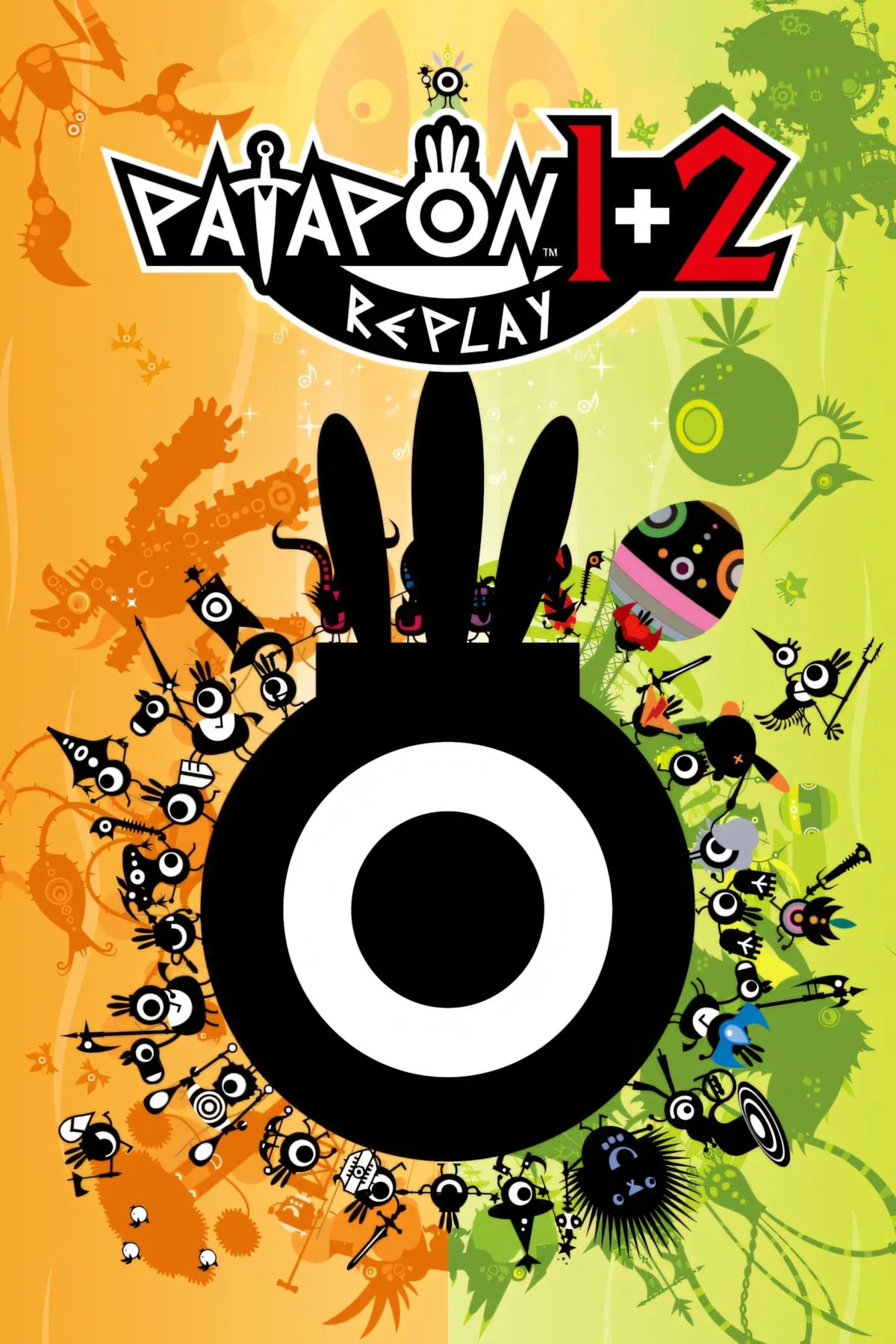 Ảnh bìa game Patapon 1+2 Replay, bộ đôi game nhịp điệu độc quyền PlayStation cũ nay đã có mặt trên Switch