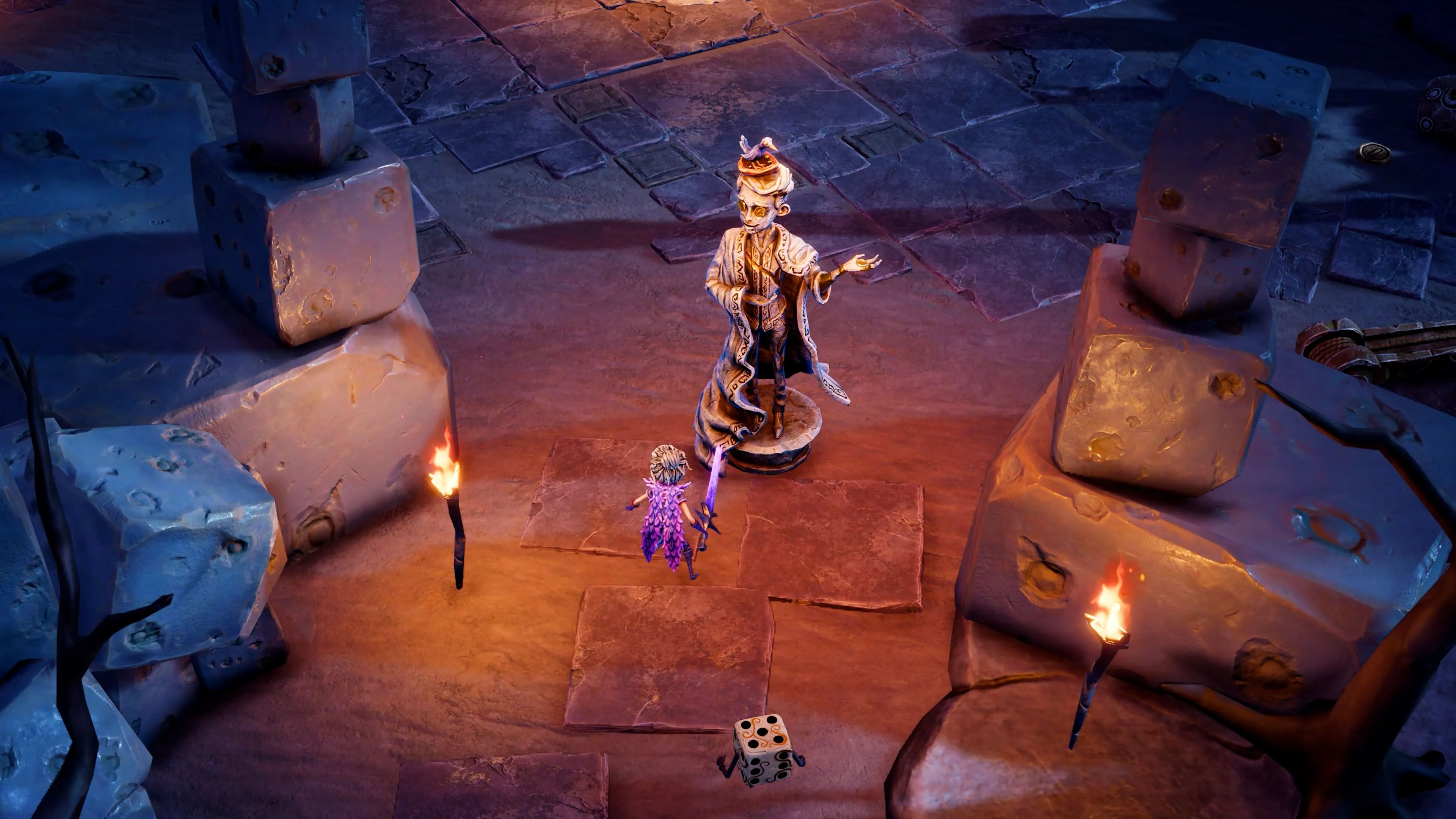 Ảnh chụp màn hình gameplay Lost In Random The Eternal Die 3
