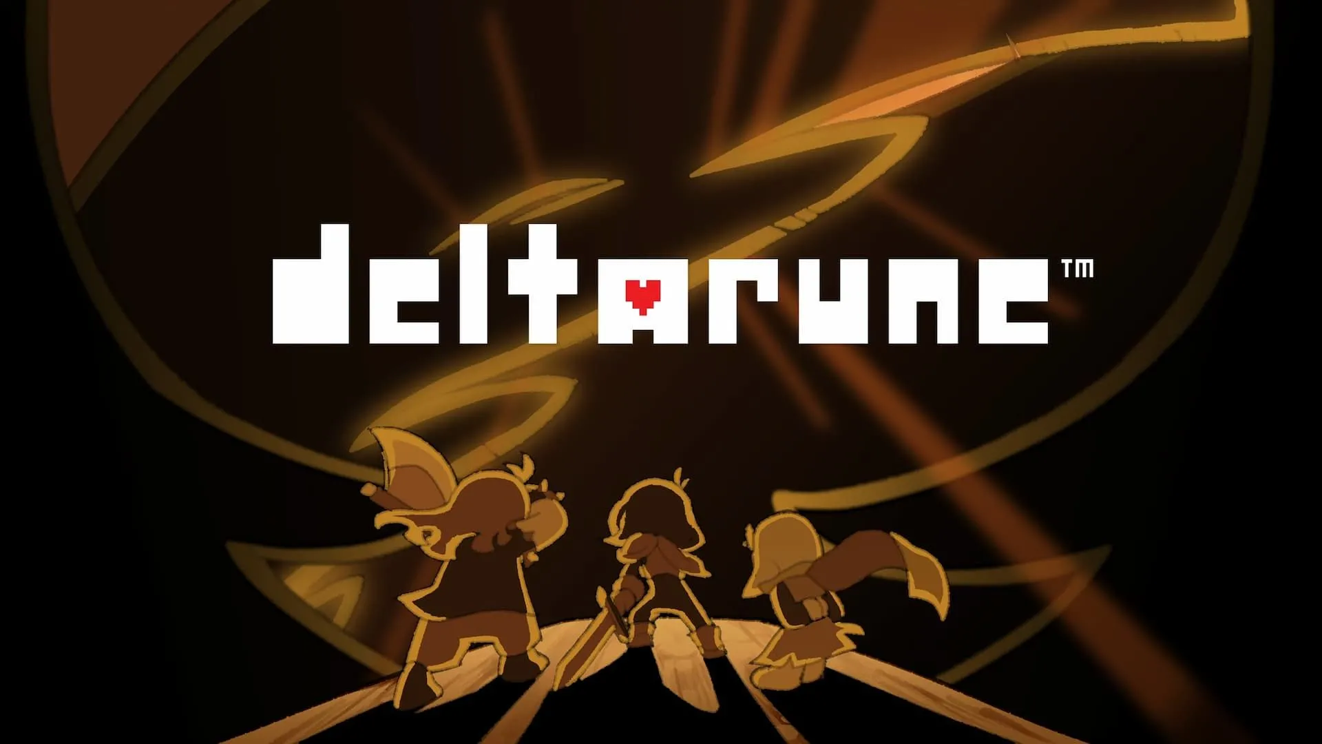Biểu tượng tựa game Deltarune Chapters 1-4 với hình ảnh các nhân vật chính.