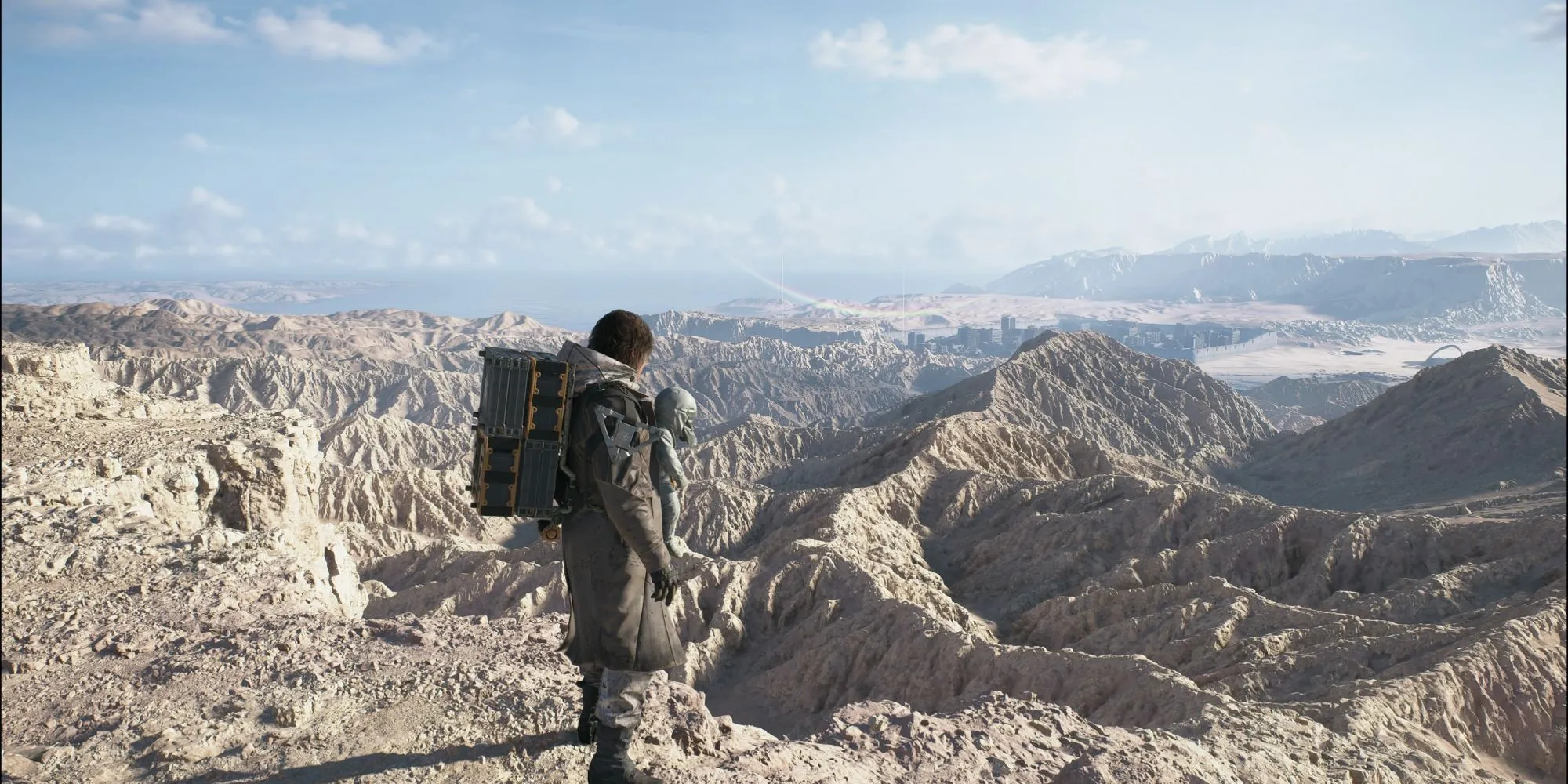 Cảnh bầu trời và phong cảnh tuyệt đẹp trong Death Stranding 2