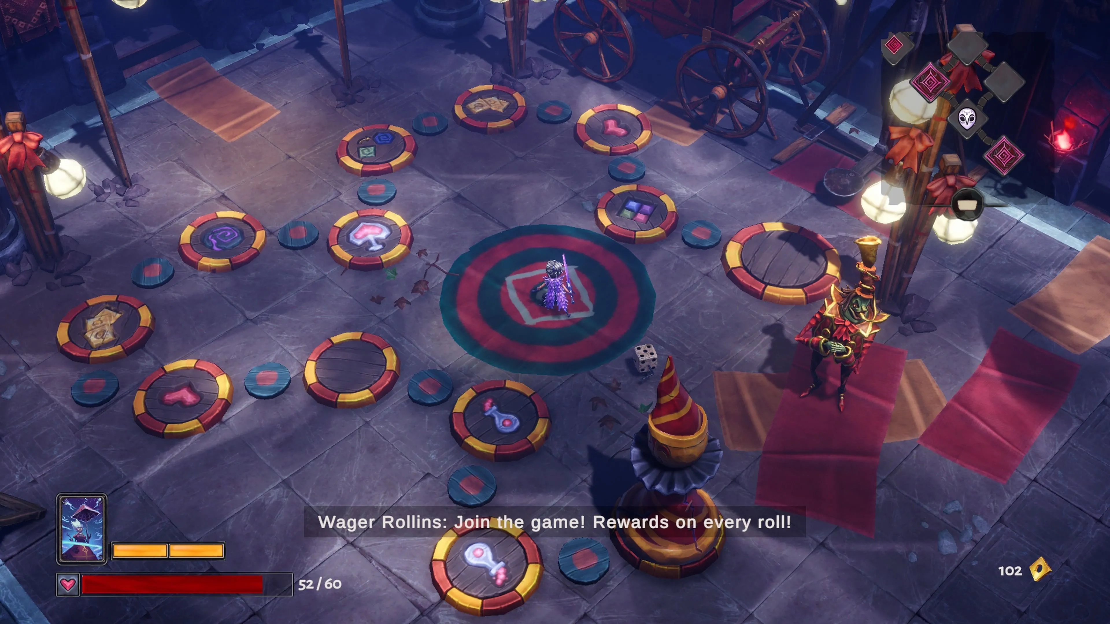 Cảnh chơi game Lost In Random The Eternal Die