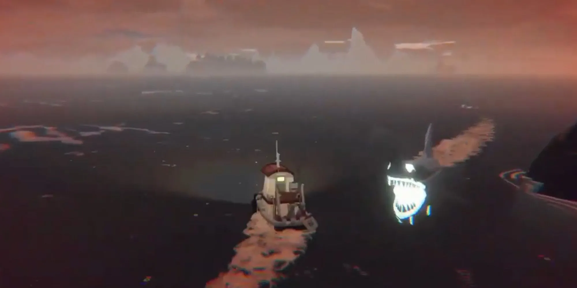Con cá mập ma quái bí ẩn trong Dredge, game kinh dị kết hợp mô phỏng câu cá