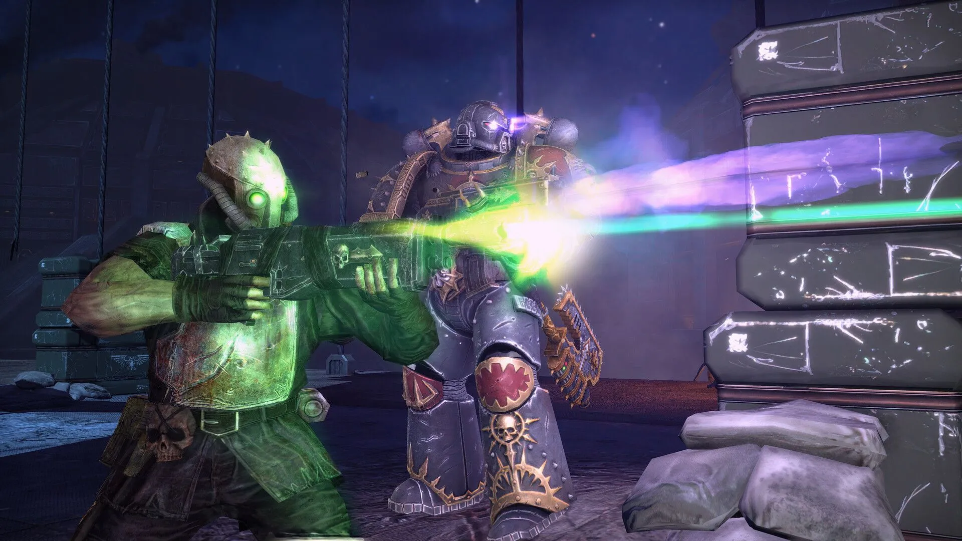 Đội trưởng Titus đối mặt với lũ Ork trong Space Marine - Master Crafted Edition