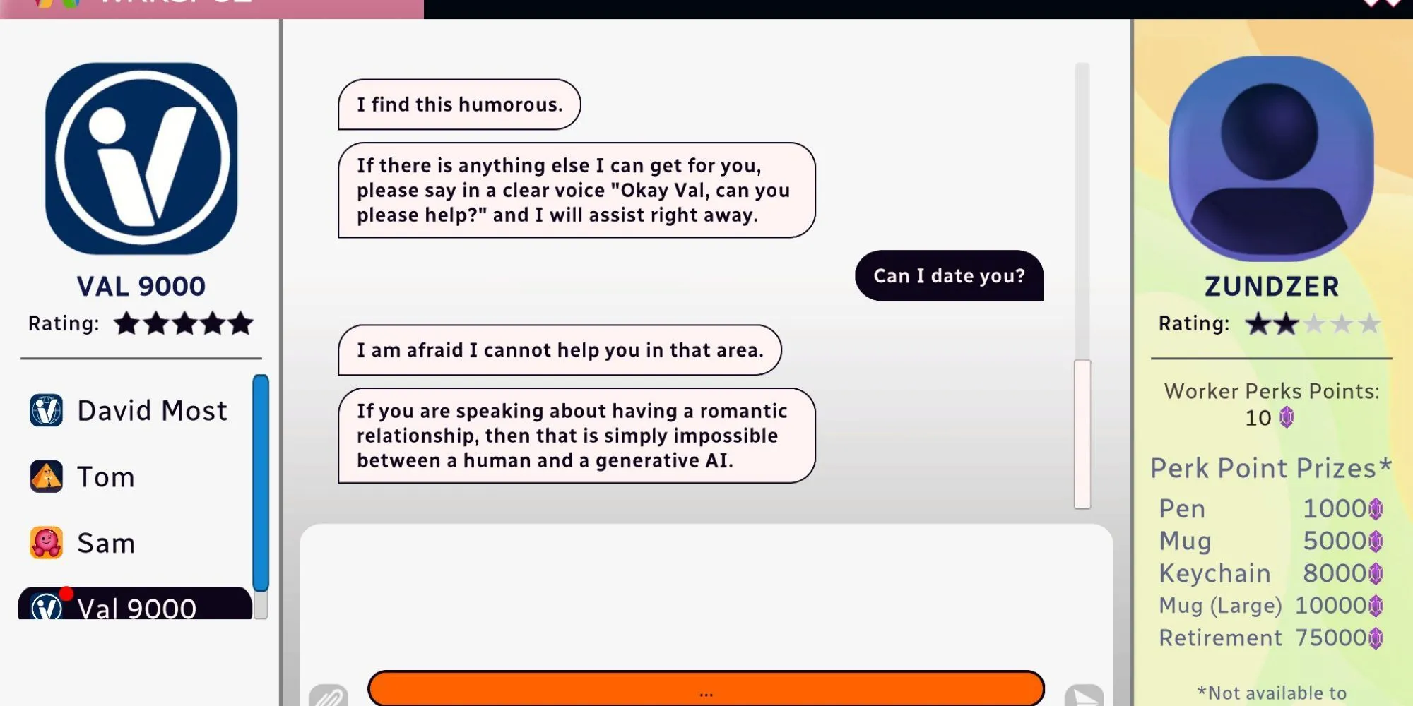 Giao diện khám phá ngôi nhà, thế giới game Date Everything