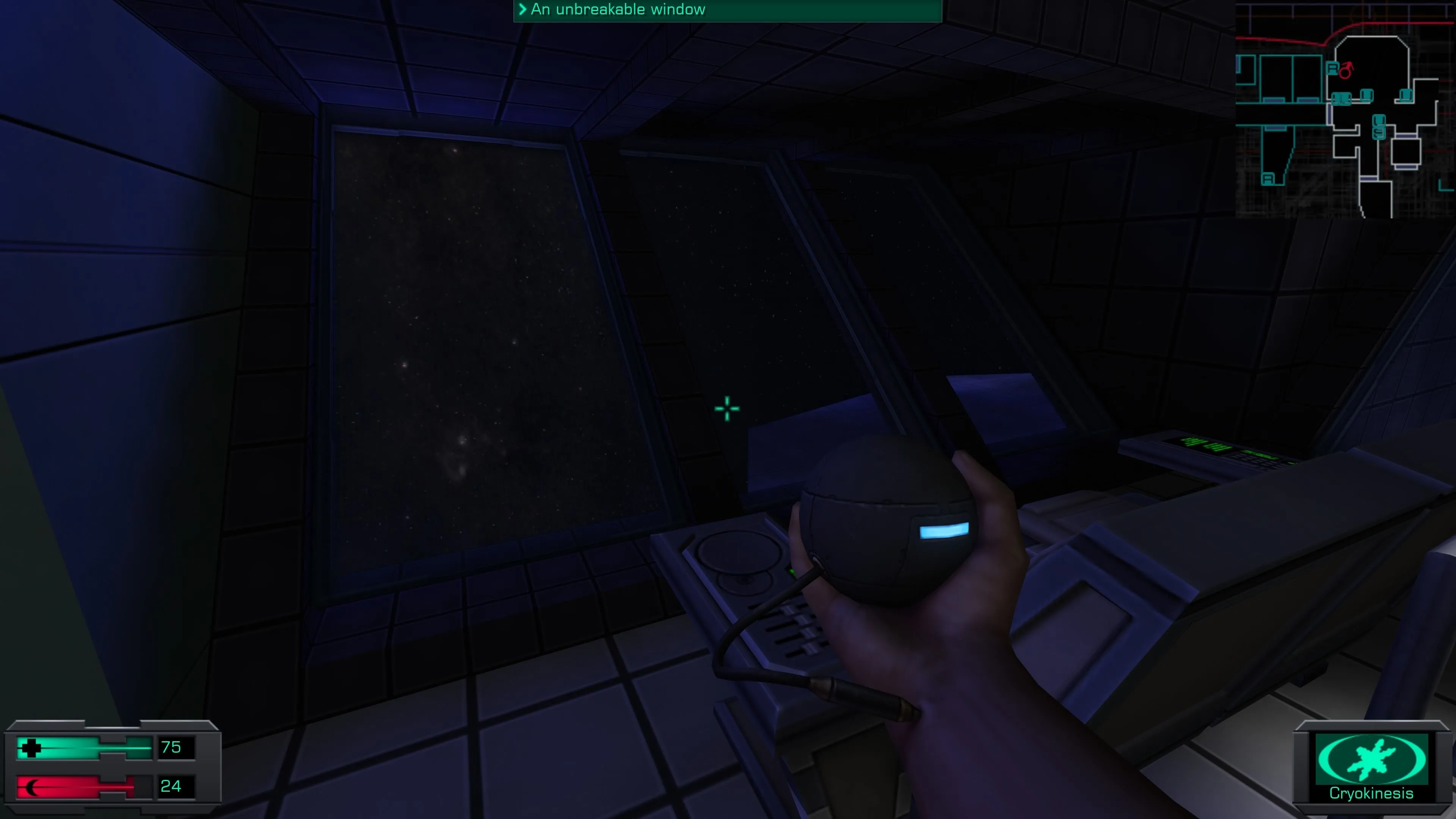 Giao diện sử dụng năng lực Psionics trong System Shock 2 Remaster, tương tự cơ chế Plasmid của BioShock