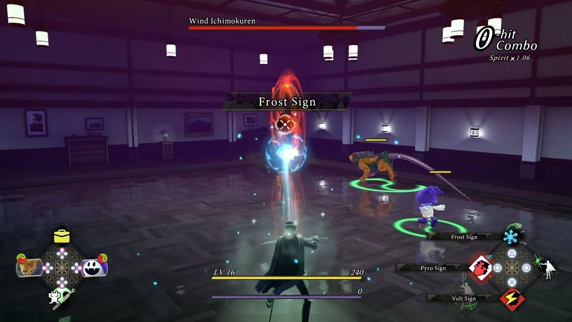 Hệ thống chiến đấu kết hợp tấn công vật lý và triệu hồi quỷ trong RAIDOU Remastered