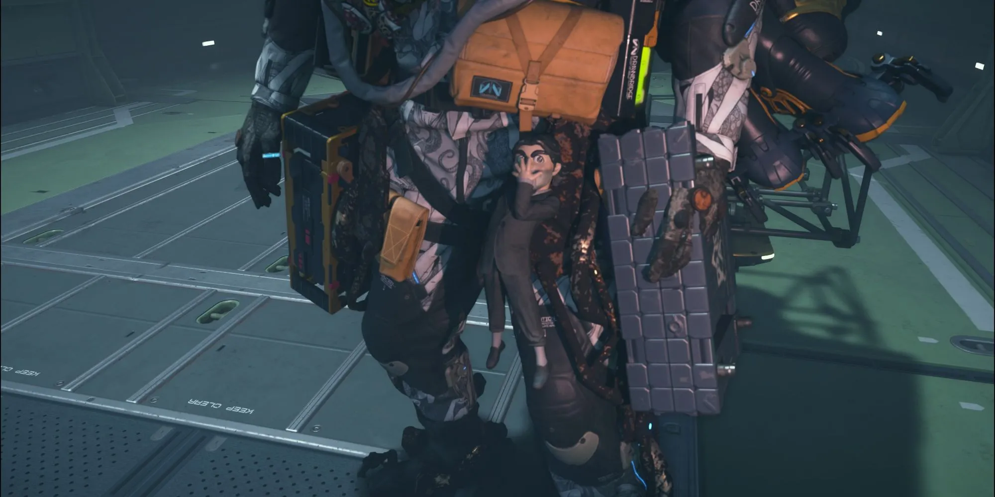 Hệ thống đường cao tốc được xây dựng bởi người chơi trong Death Stranding 2, thể hiện tính năng Strand System