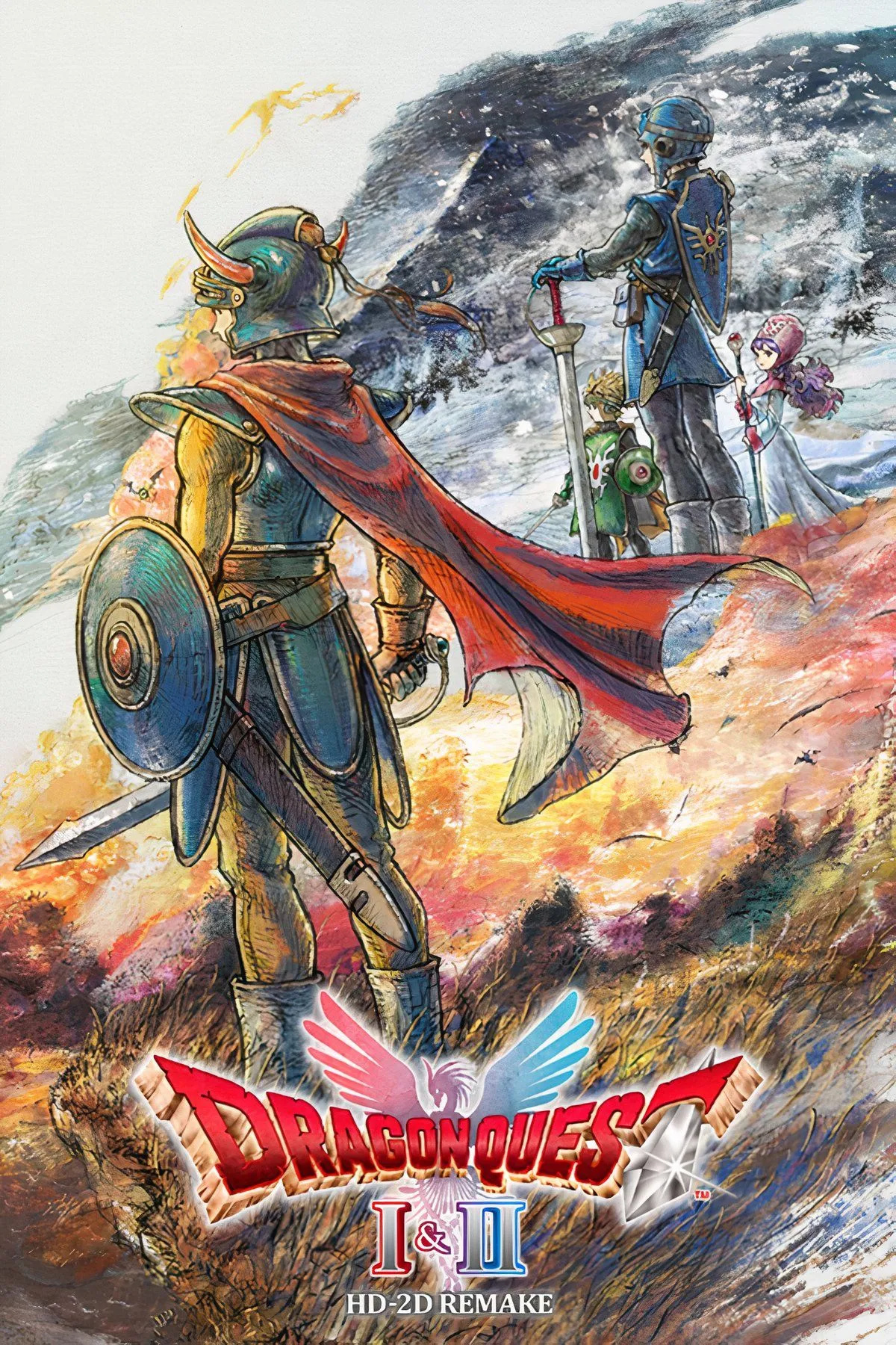 Hình ảnh tổng hợp về thế giới game Dragon Quest 1 &amp; 2 HD-2D Remake