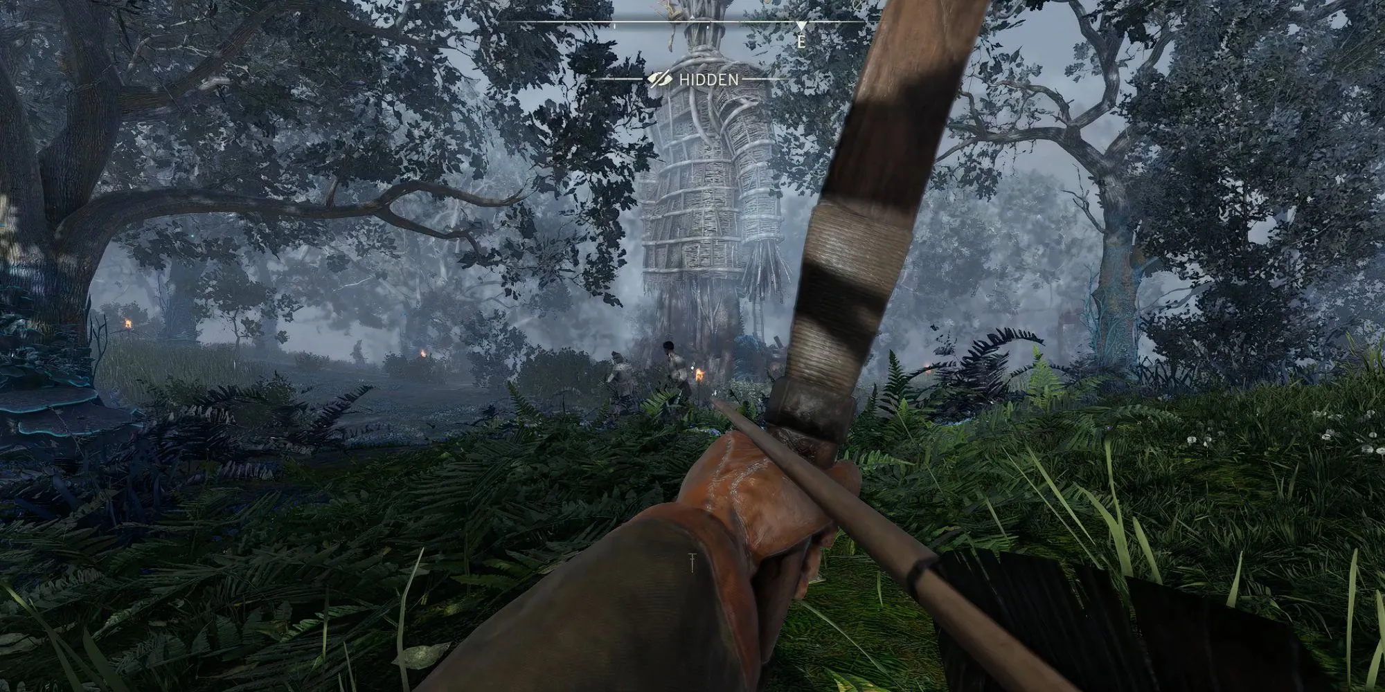 Lối chơi lén lút (stealth) trong các tình huống chiến đấu của game Atomfall.