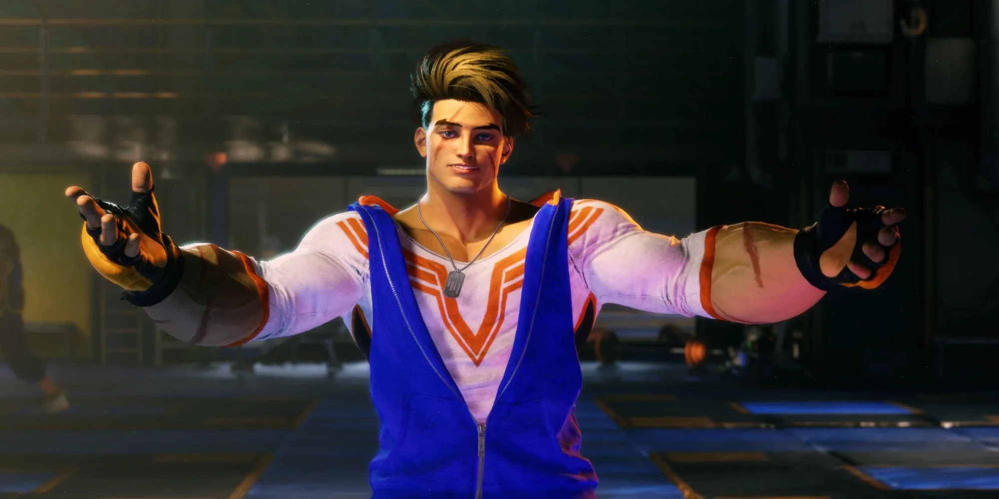Luke chào đón người chơi đến với chế độ World Tour trong Street Fighter 6