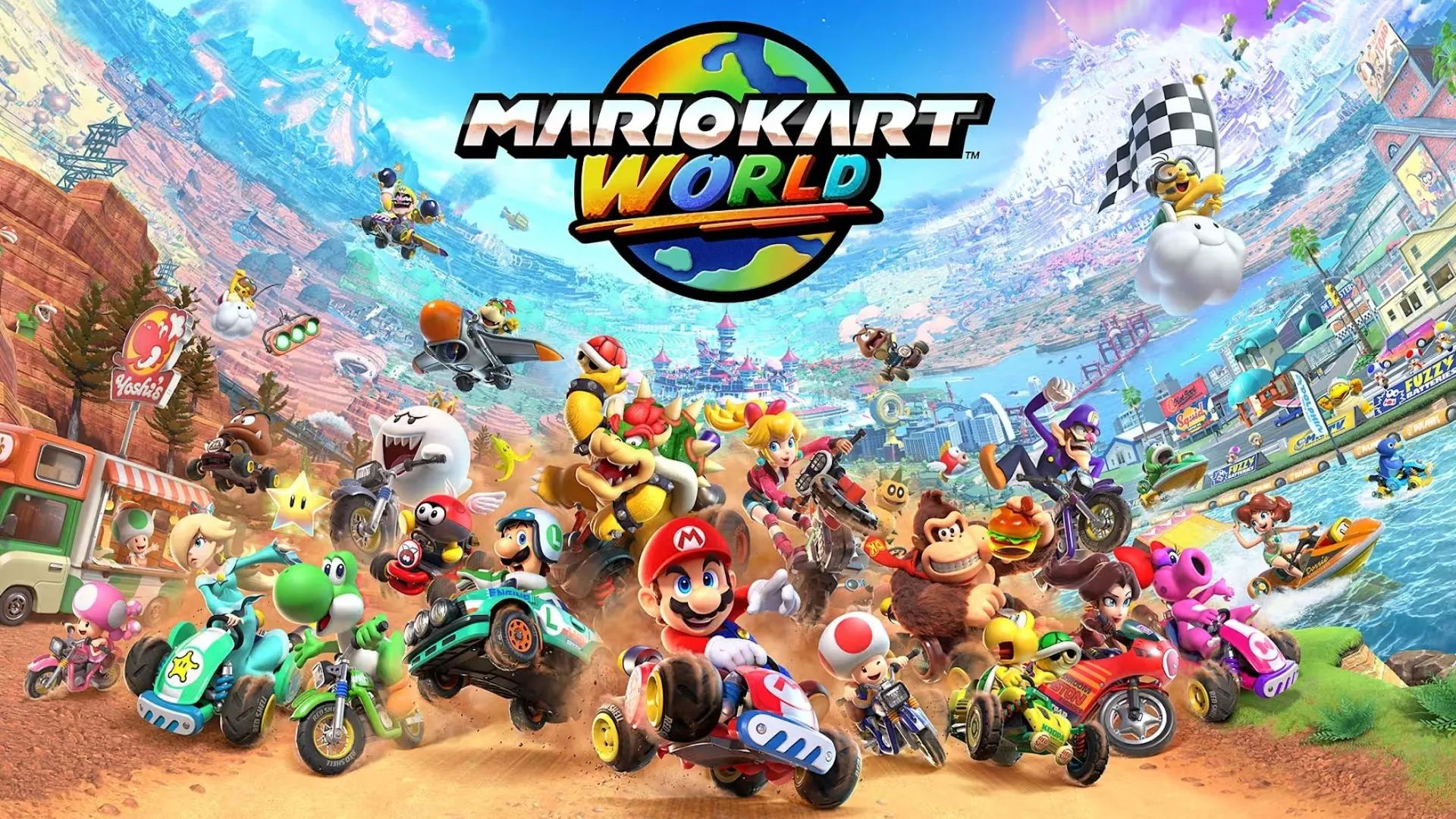 Mario Kart World: Hình ảnh gameplay 1 từ nhà phát hành Nintendo