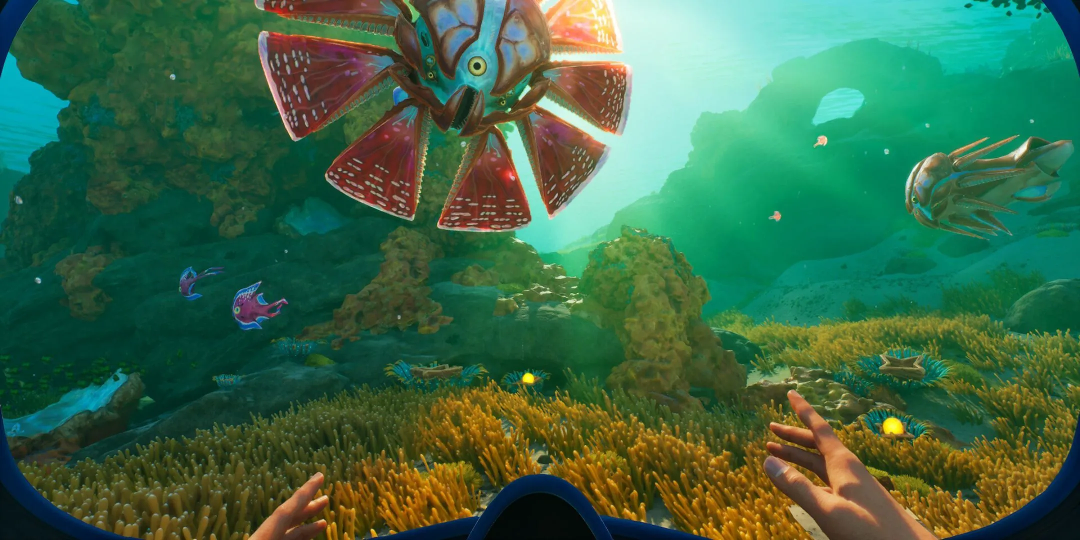Người chơi lặn dưới nước khám phá hệ sinh thái biển sâu trong Subnautica 2.