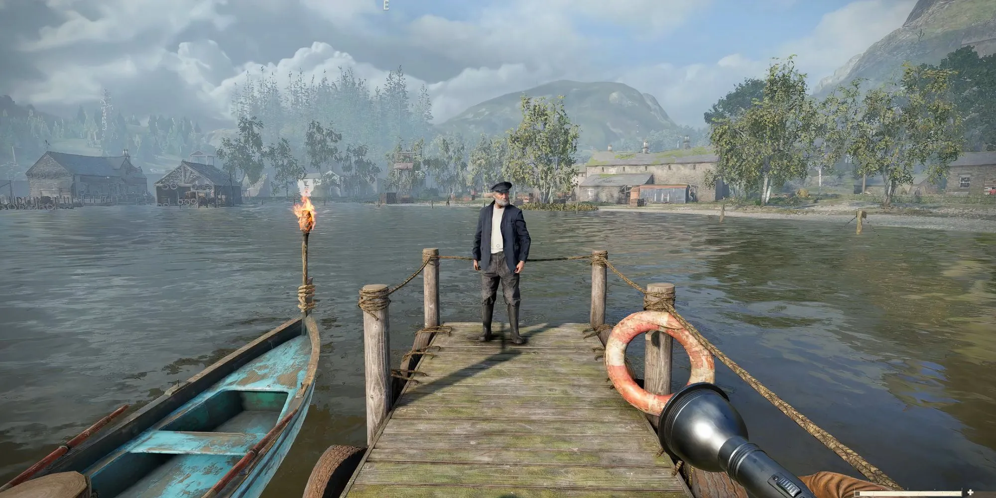Nhân vật NPC Bill Anderson giúp người chơi tiếp cận DLC Wicked Isle trong Atomfall.