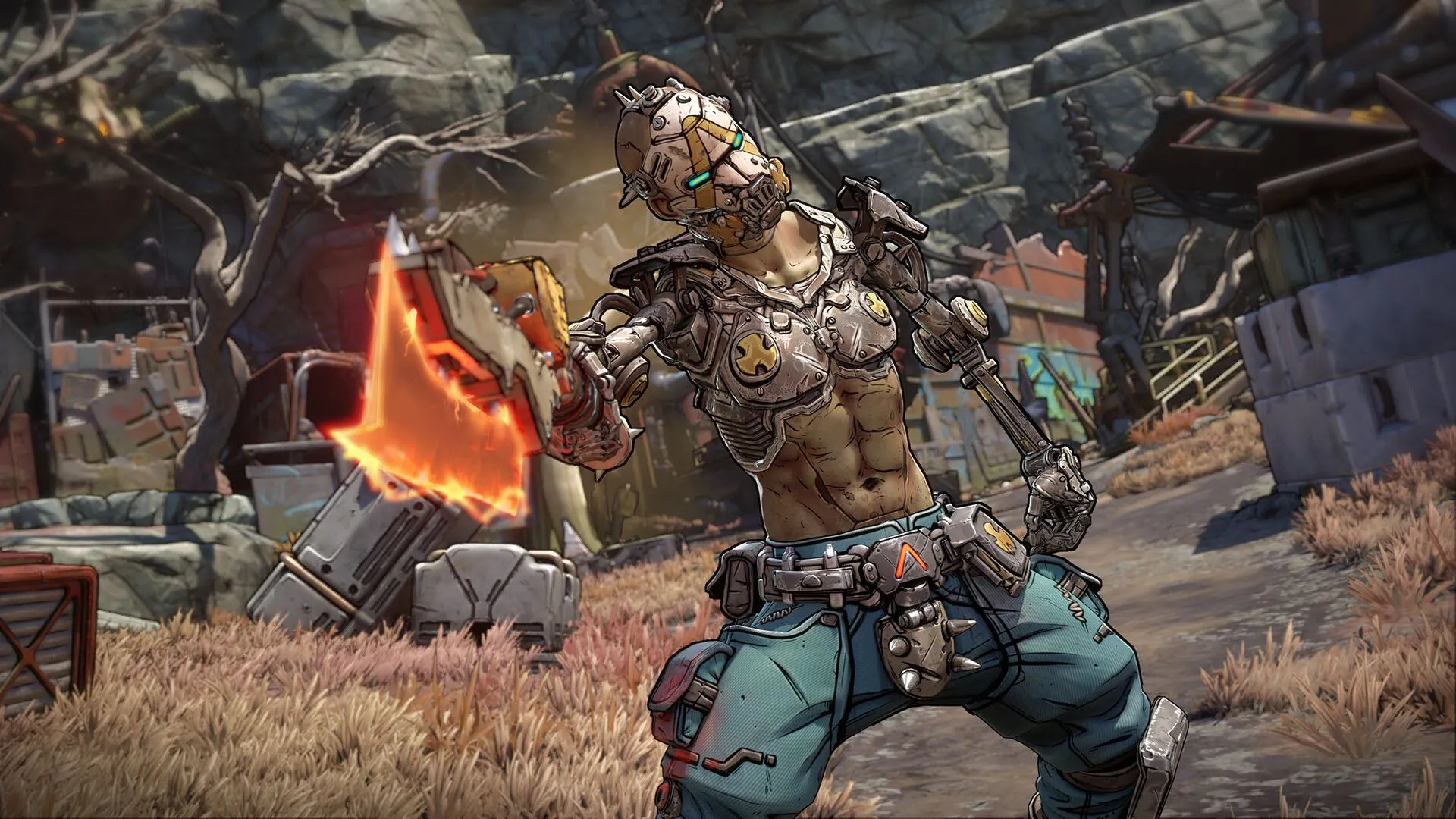 Nhân vật Vex đang chiến đấu trong Borderlands 4
