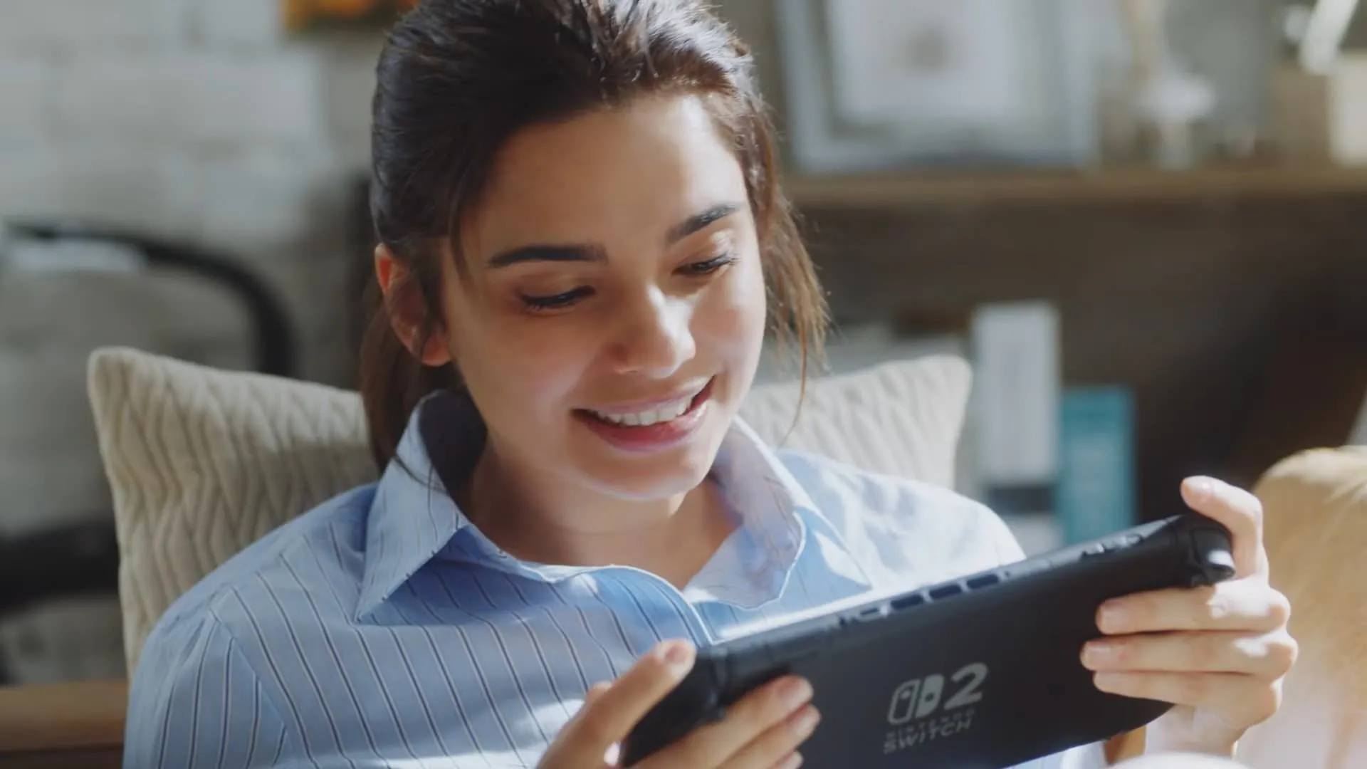 Nintendo Switch 2 với chế độ cầm tay, mang lại trải nghiệm chơi game linh hoạt