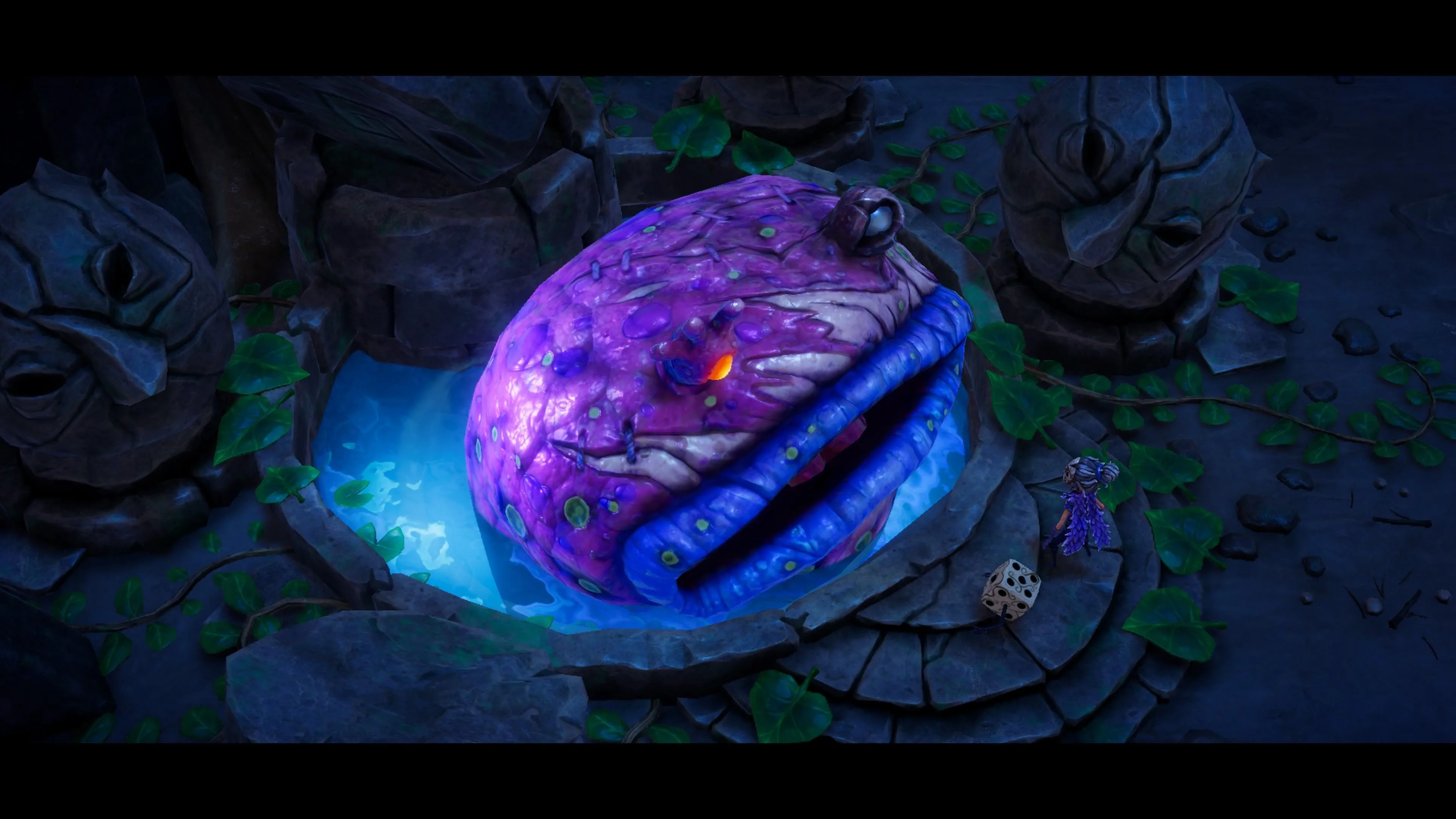 NPC thương nhân ban phước trong Lost In Random The Eternal Die