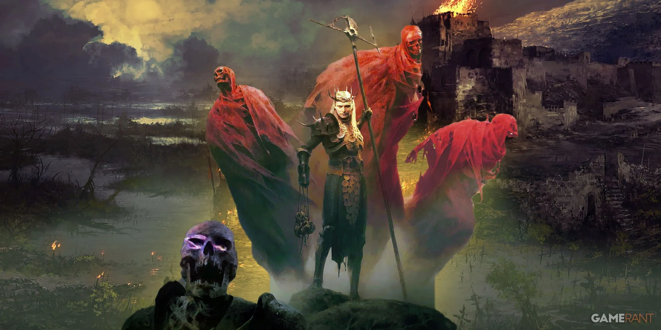 Pháp sư Necromancer với binh đoàn tay sai trong Diablo 4 Mùa 9 tại Hawezar