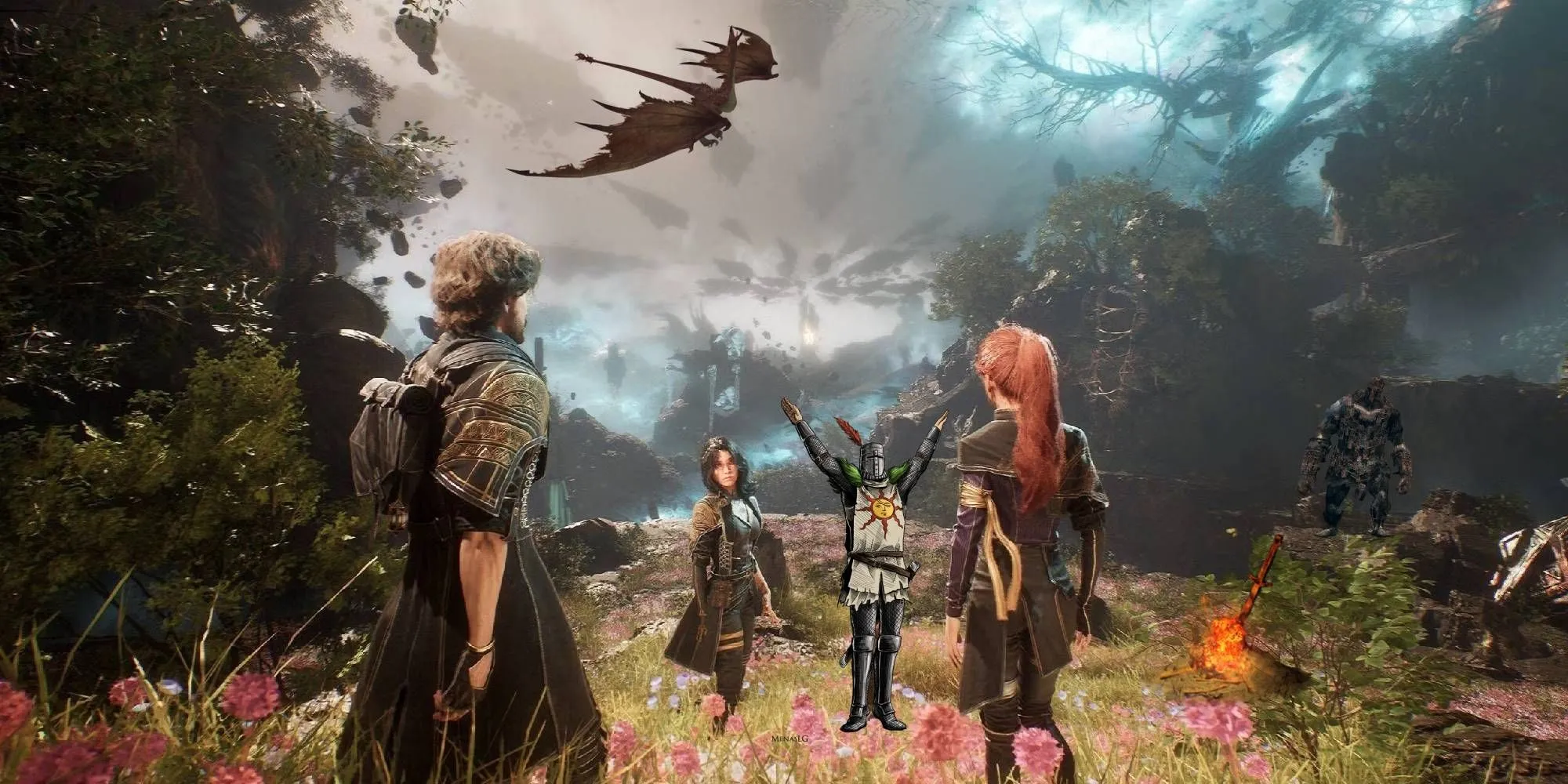 Phong cách đồ họa ấn tượng của Clair Obscur Expedition 33, gợi nhớ tựa game Dark Souls