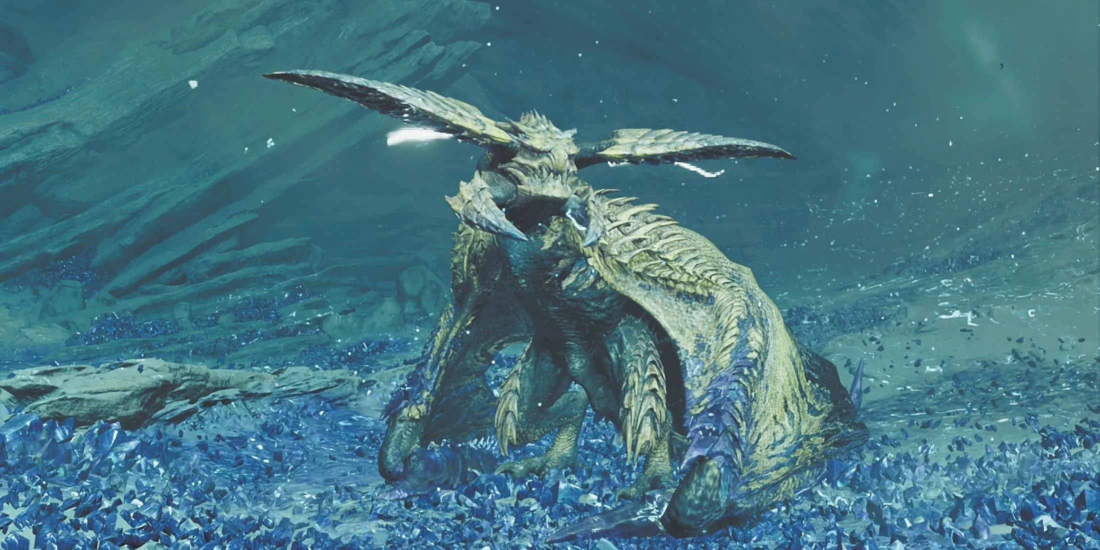 Quái vật Rey Dau phiên bản Arch-tempered trong nhiệm vụ sự kiện của Monster Hunter Wilds
