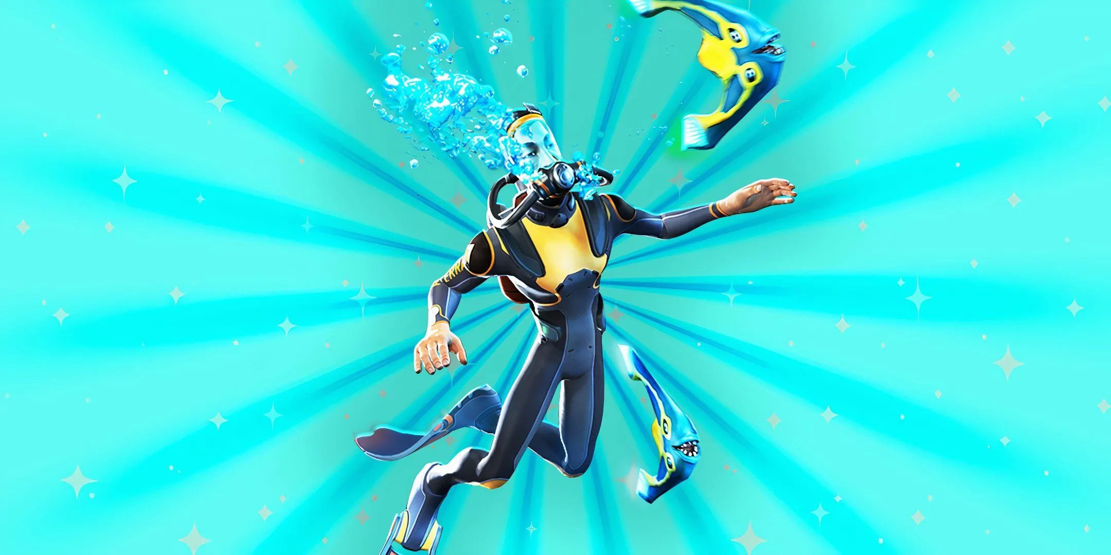 Thợ lặn Subnautica với bộ đồ chuyên dụng, biểu tượng của dòng game sinh tồn dưới nước.