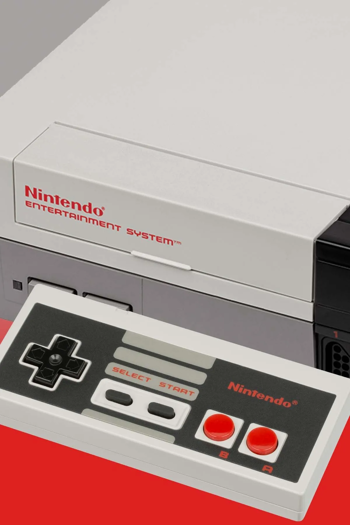 Thông số kỹ thuật chi tiết của máy chơi game Nintendo Entertainment System (NES) bao gồm thương hiệu, ngày phát hành và giá gốc.