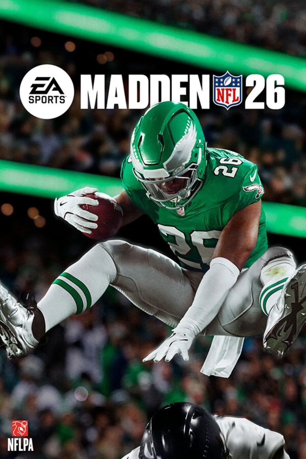 Ảnh bìa chính thức của tựa game bóng bầu dục EA Sports Madden NFL 26.