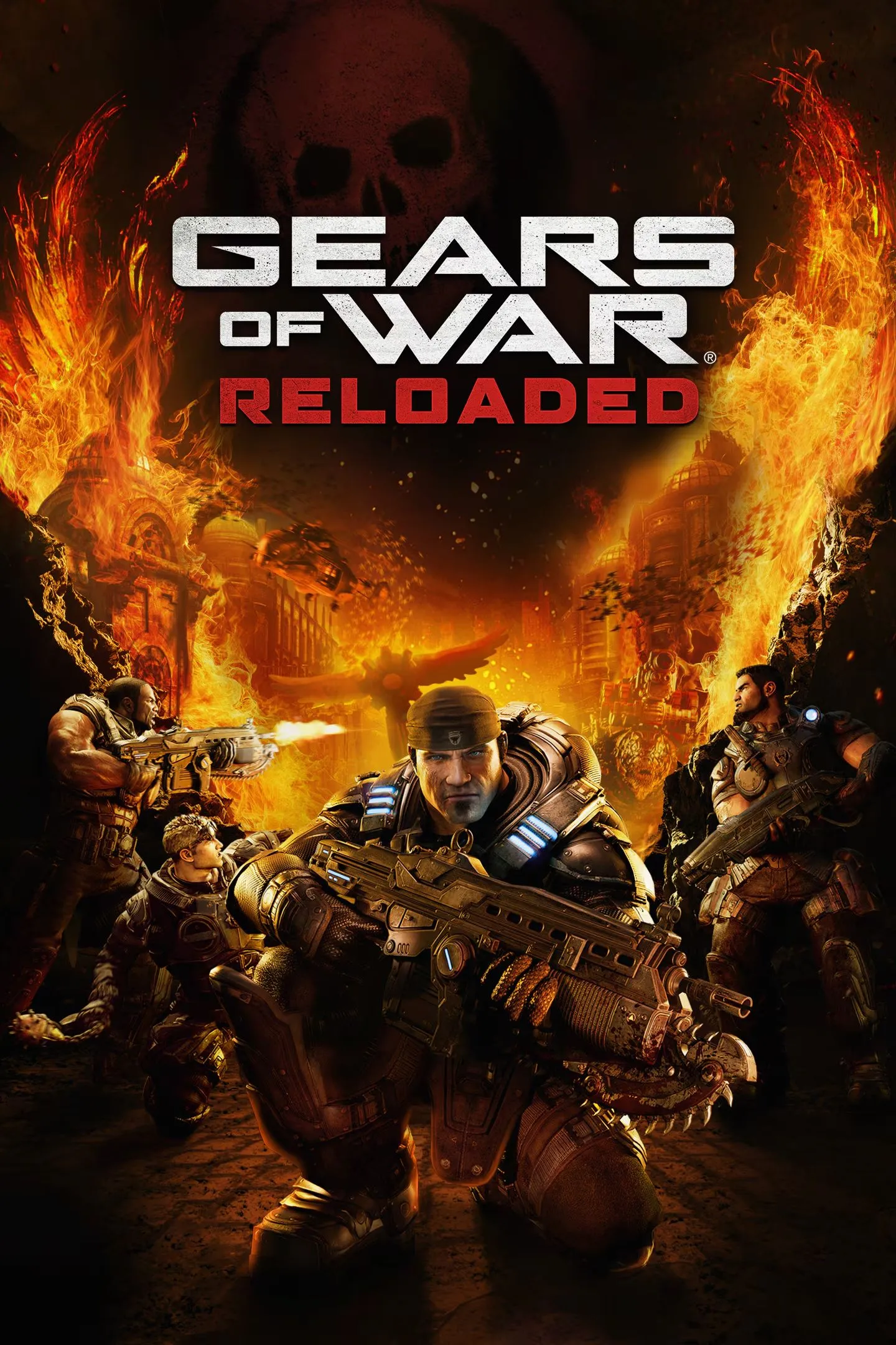 Bìa nghệ thuật của Gears of War: Reloaded, tựa game hành động góc nhìn thứ ba