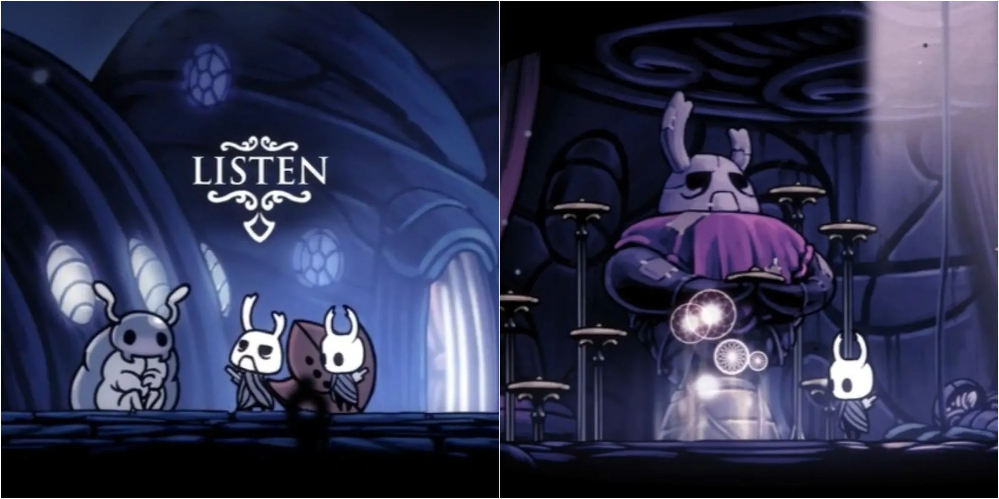 Cổng Mơ (Dream Gate) mới được thêm vào từ DLC Hidden Dreams trong Hollow Knight, cho phép dịch chuyển nhanh