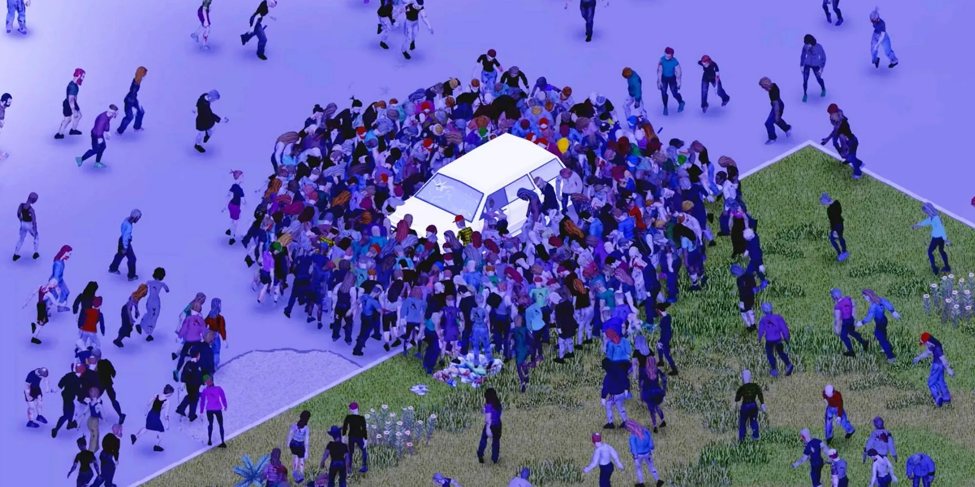 Game kinh dị thế giới mở Project Zomboid, minh họa hậu tận thế zombie
