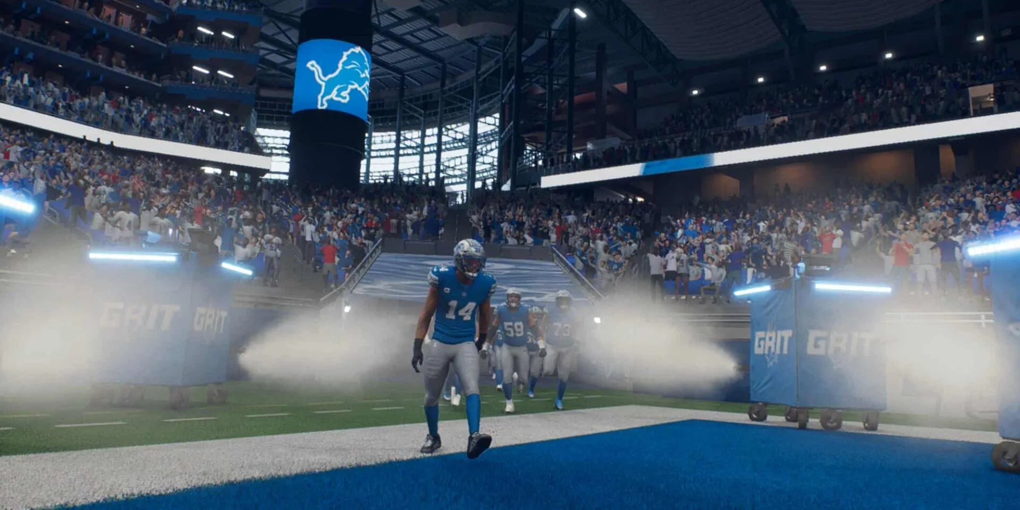Góc nhìn tổng thể sân vận động trong Madden NFL 26, minh họa tham vọng nâng cấp đồ họa và trải nghiệm trình chiếu của game.