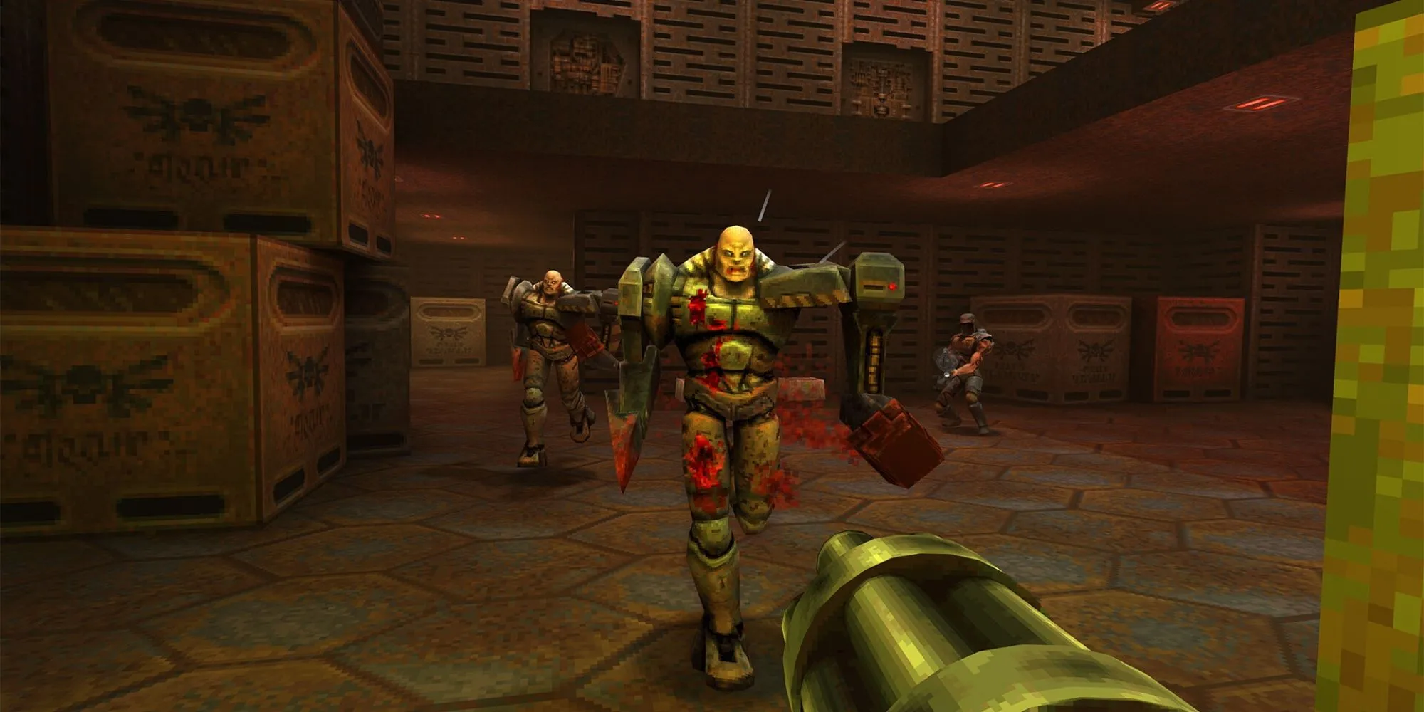 Hình ảnh game Quake 2 cổ điển, biểu tượng của dòng game FPS tốc độ cao và tiền đề cho một Quake mới