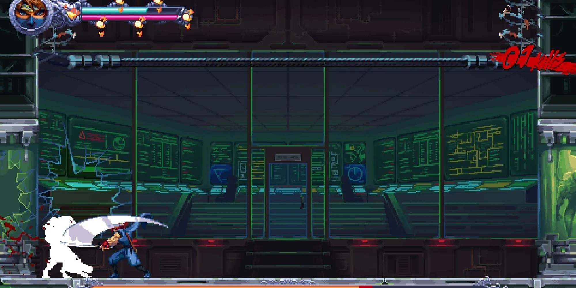 Kenji Mozu đối đầu với quái vật trong Ninja Gaiden Ragebound, khẳng định độ khó không khoan nhượng